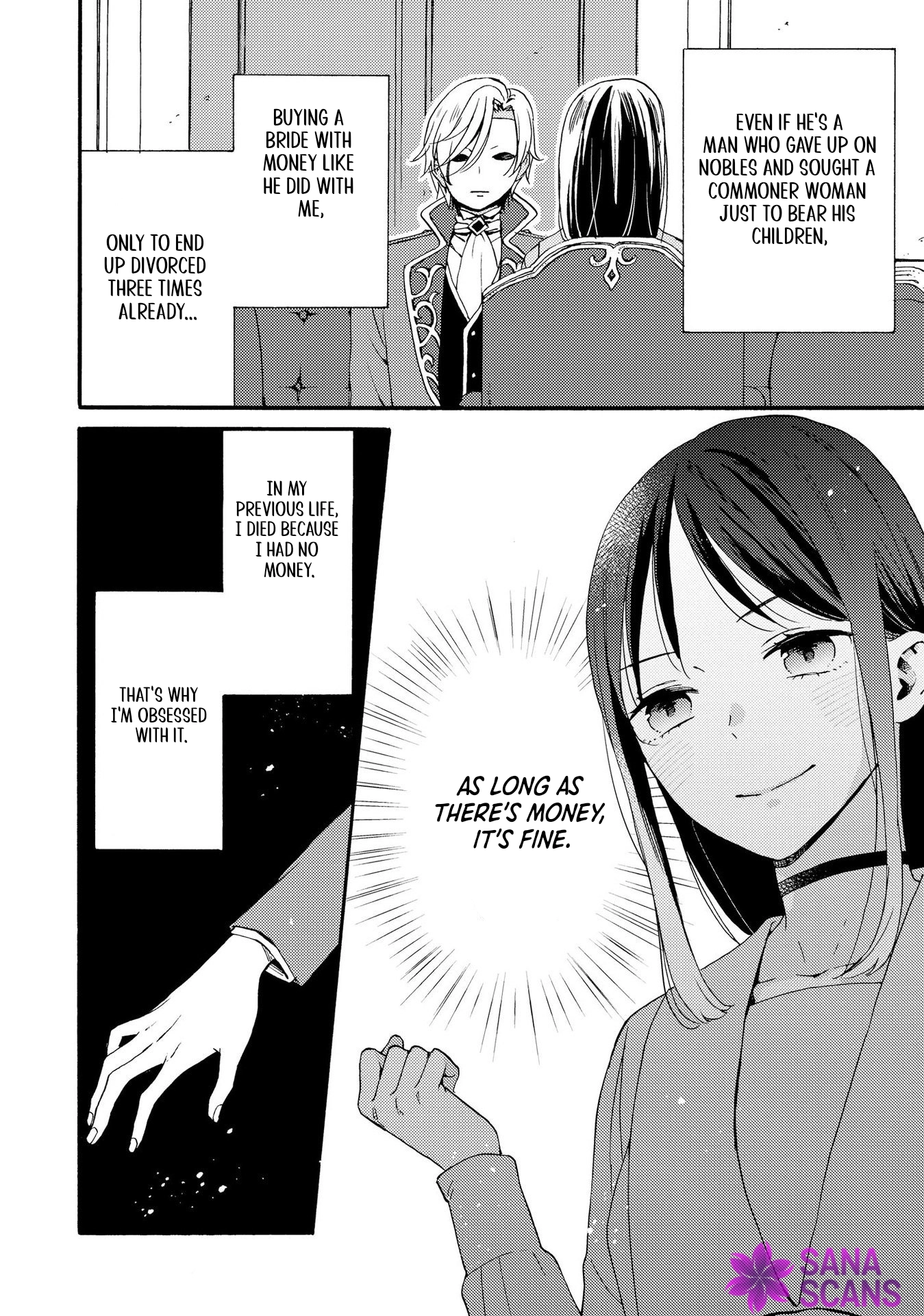 A Money-Loving Commoner’s Contract Marriage with a Self-Doubting Noble Chapter 1 - . Page 4