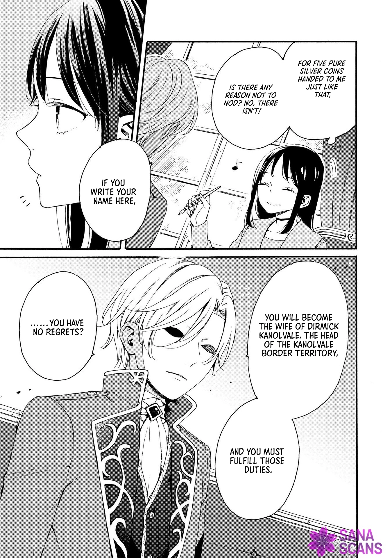 A Money-Loving Commoner’s Contract Marriage with a Self-Doubting Noble Chapter 1 - . Page 5