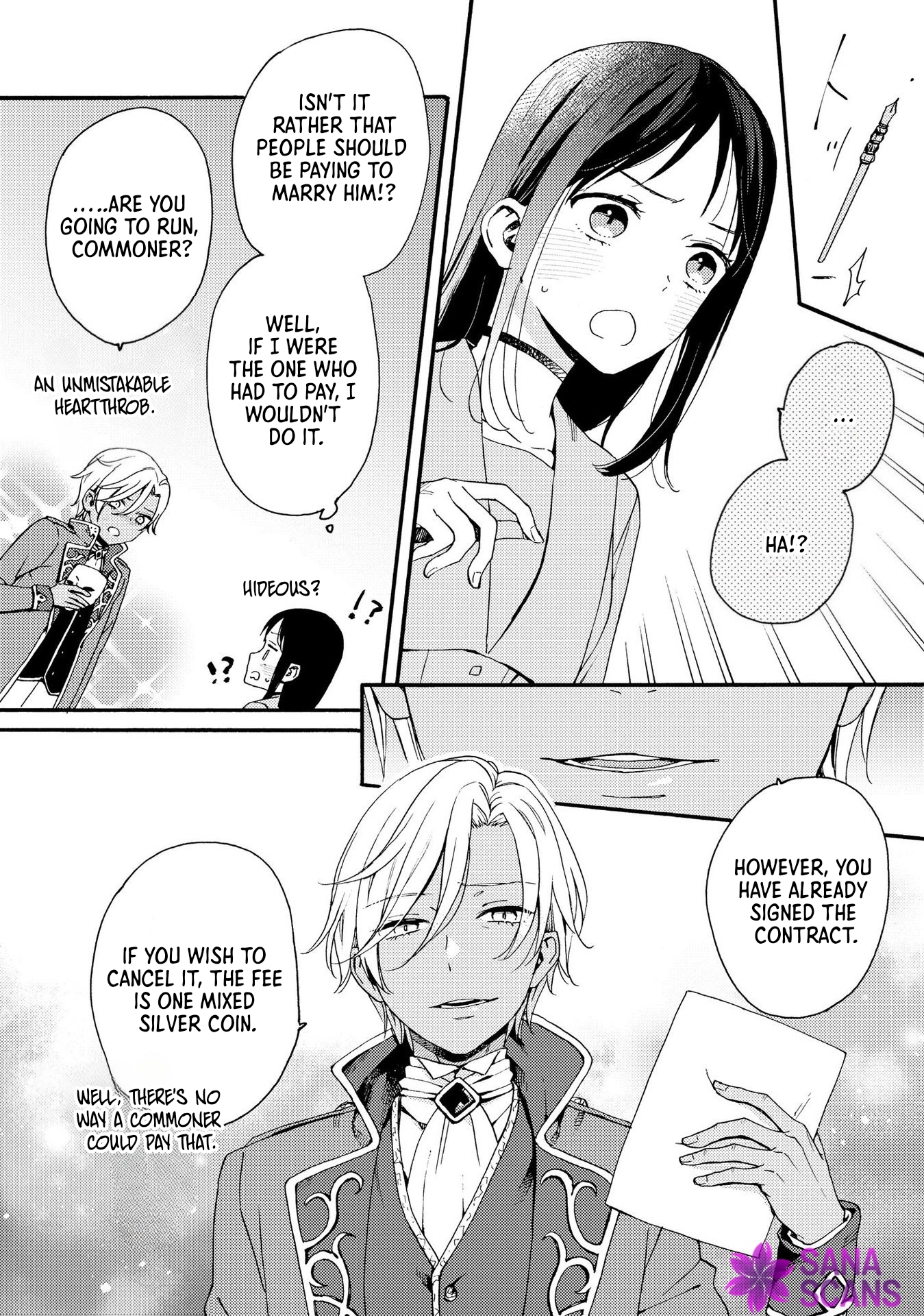 A Money-Loving Commoner’s Contract Marriage with a Self-Doubting Noble Chapter 1 - . Page 10