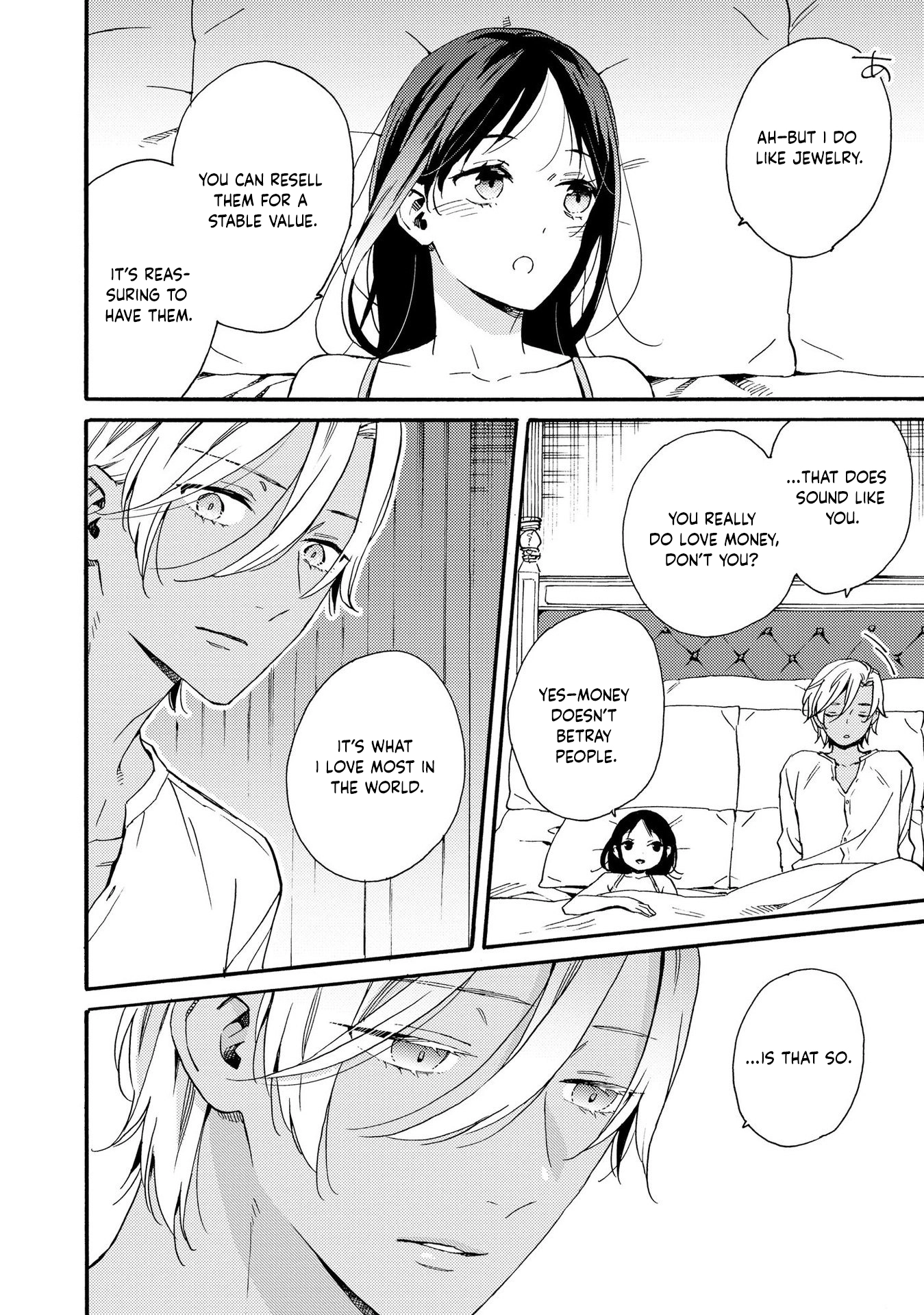 A Money-Loving Commoner’s Contract Marriage with a Self-Doubting Noble Chapter 6 Page 12
