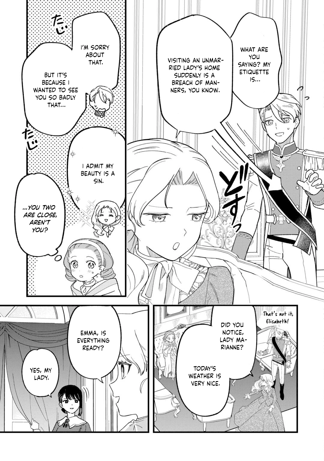 An Okama Reincarnated as a Villainess, and Everything’s Just Fine Chapter 4 - . Page 27