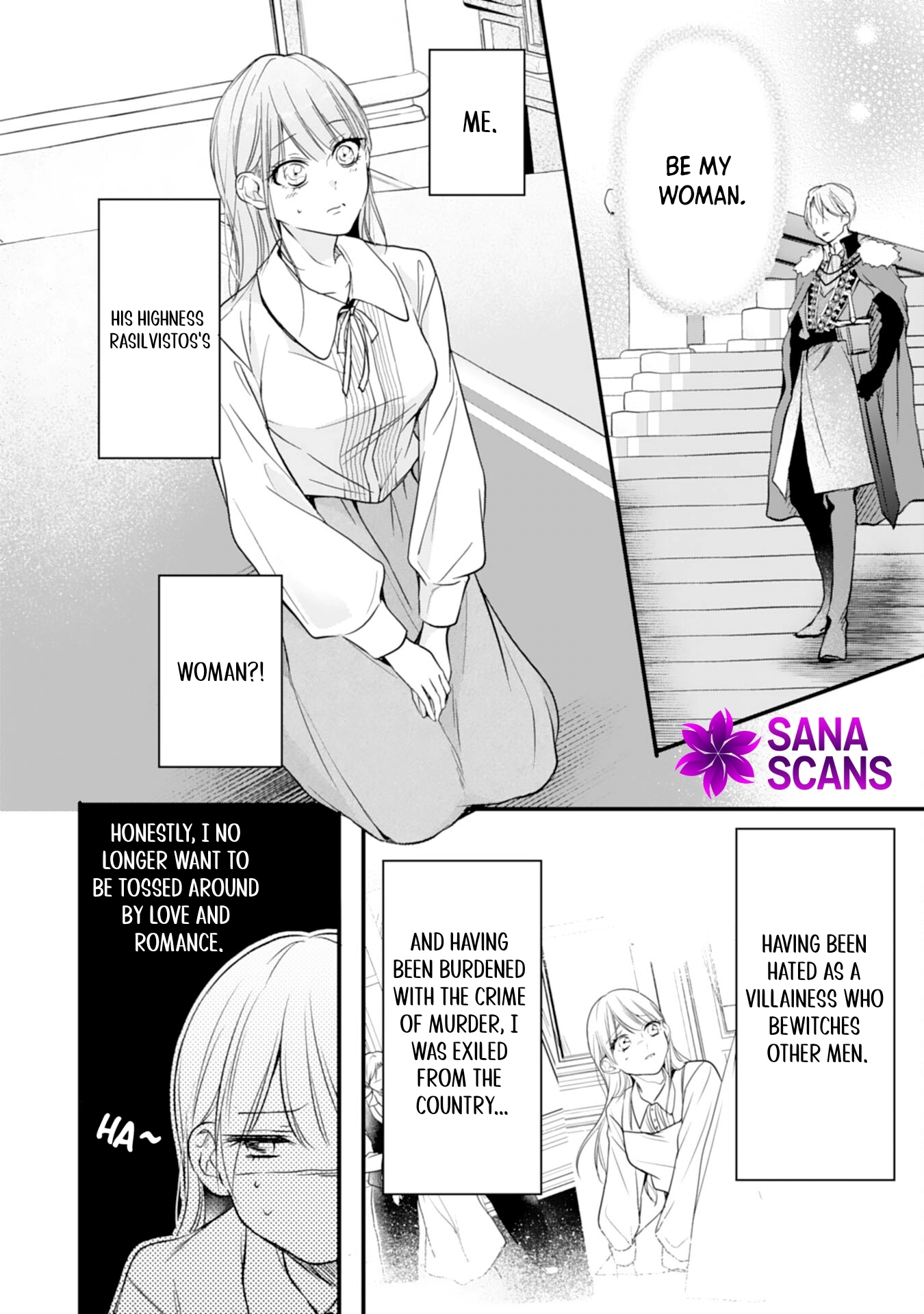 Branded as a Villainess and Exiled, but Captured by the Overwhelming Love of the Most Fearsome Emperor Chapter 4 Page 2