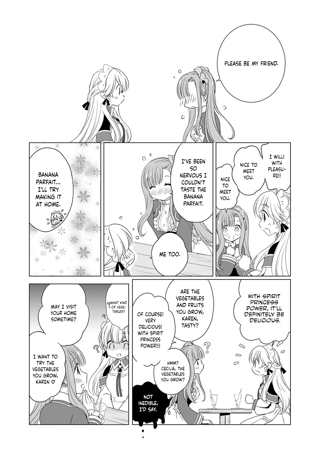 Cheat Home Garden — Maybe I’m the real Spirit Princess, but I’ll just farm. Chapter 8 Page 14