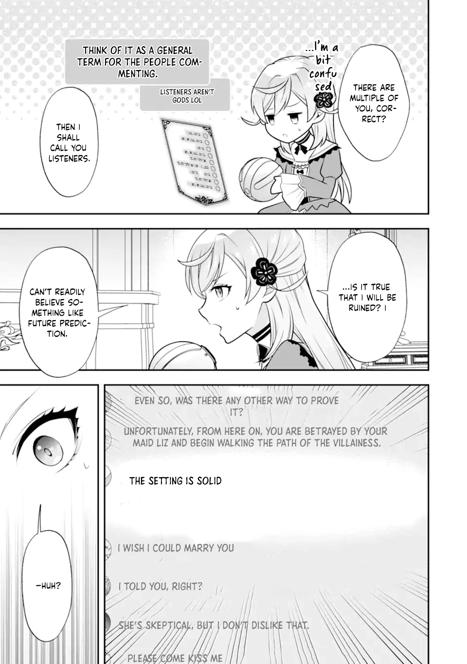 Doom-Stream Villainess with Loyal Viewers. Chapter 1 Page 23
