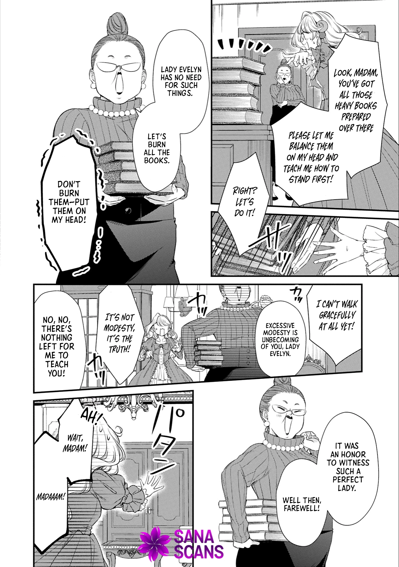 Even Exiled, She's Still the Beloved Saint! St. Evelyn's Weird and Wonderful Friends Chapter 11 - ، Page 4