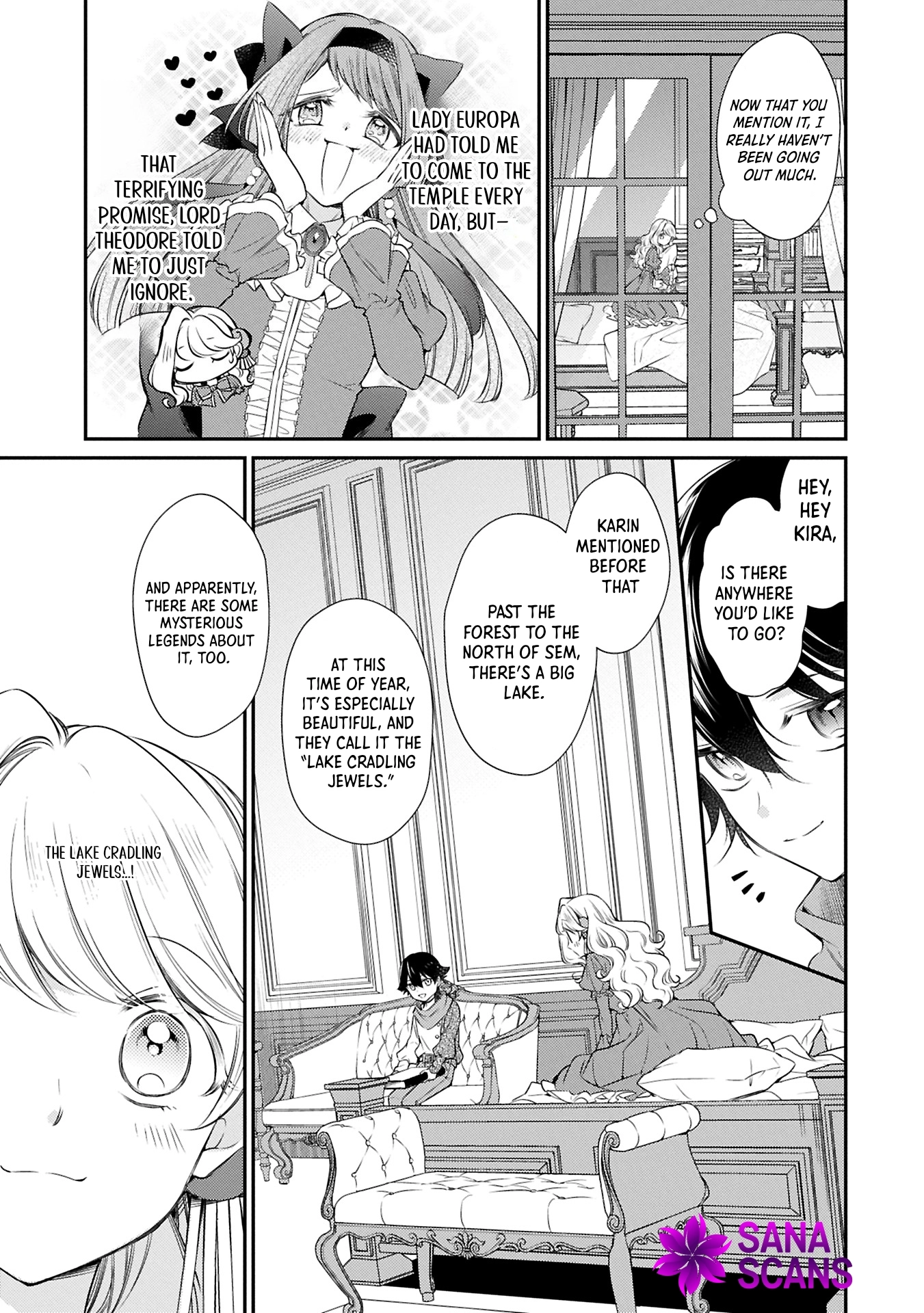 Even Exiled, She's Still the Beloved Saint! St. Evelyn's Weird and Wonderful Friends Chapter 11 - ، Page 11