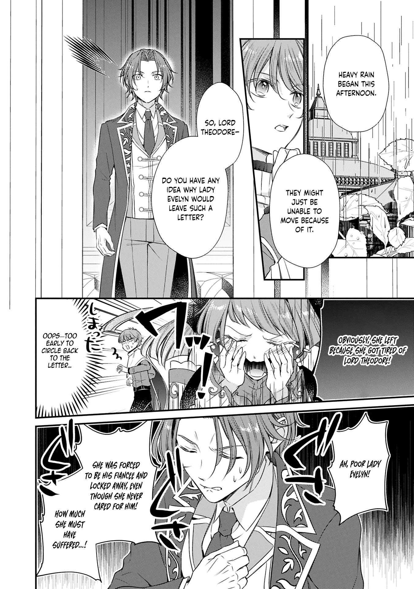 Even Exiled, She's Still the Beloved Saint! St. Evelyn's Weird and Wonderful Friends Chapter 12 - . Page 20