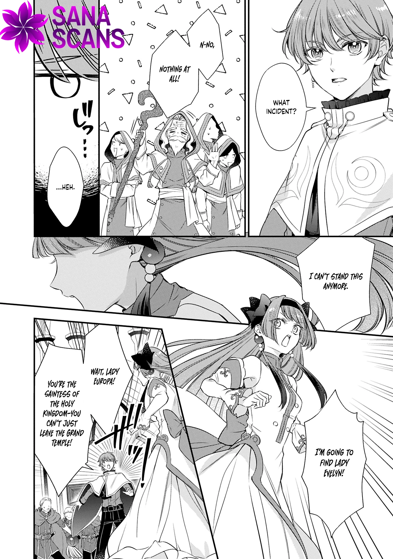 Even Exiled, She's Still the Beloved Saint! St. Evelyn's Weird and Wonderful Friends Chapter 12 - . Page 22
