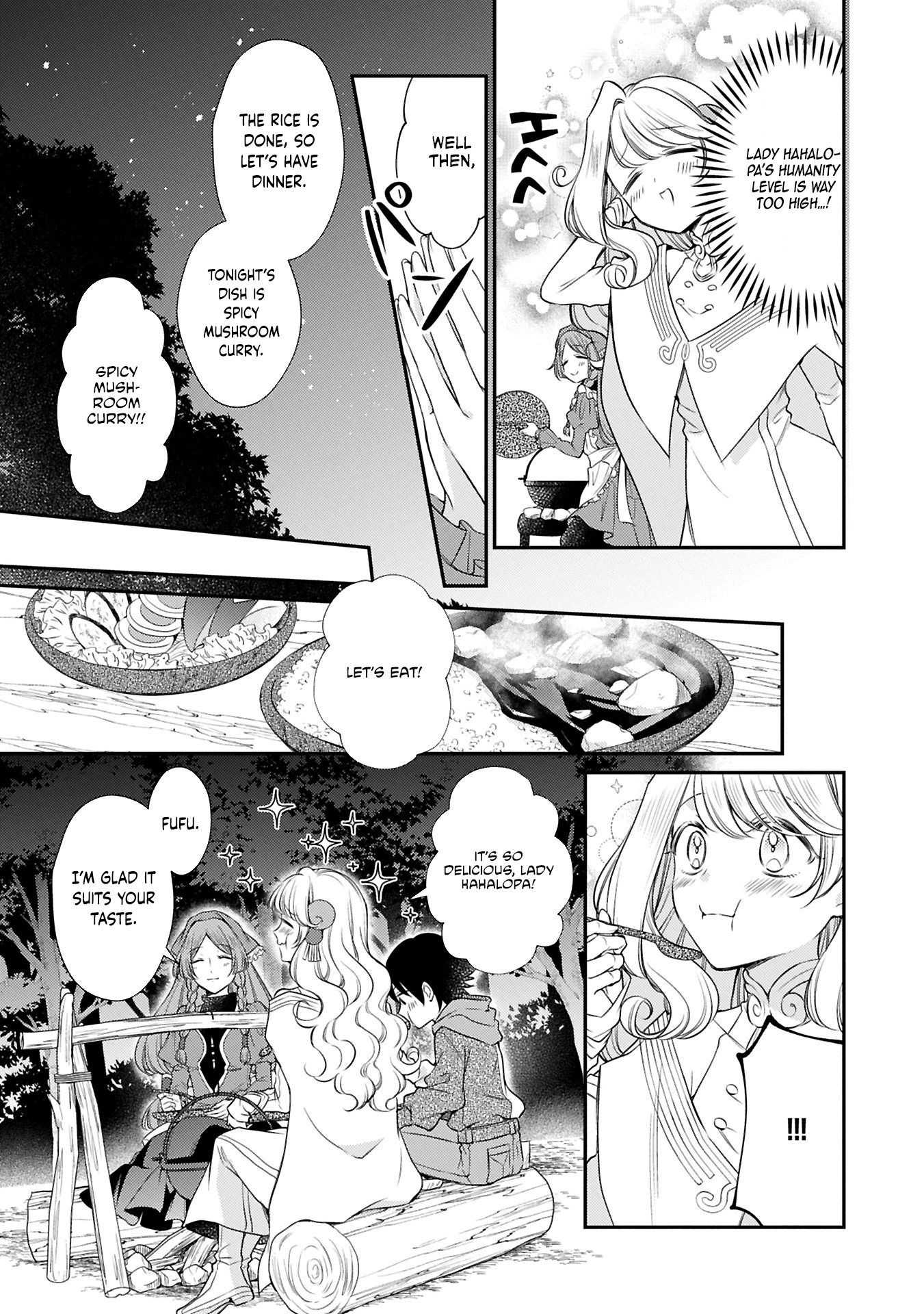 Even Exiled, She's Still the Beloved Saint! St. Evelyn's Weird and Wonderful Friends Chapter 12 - . Page 5