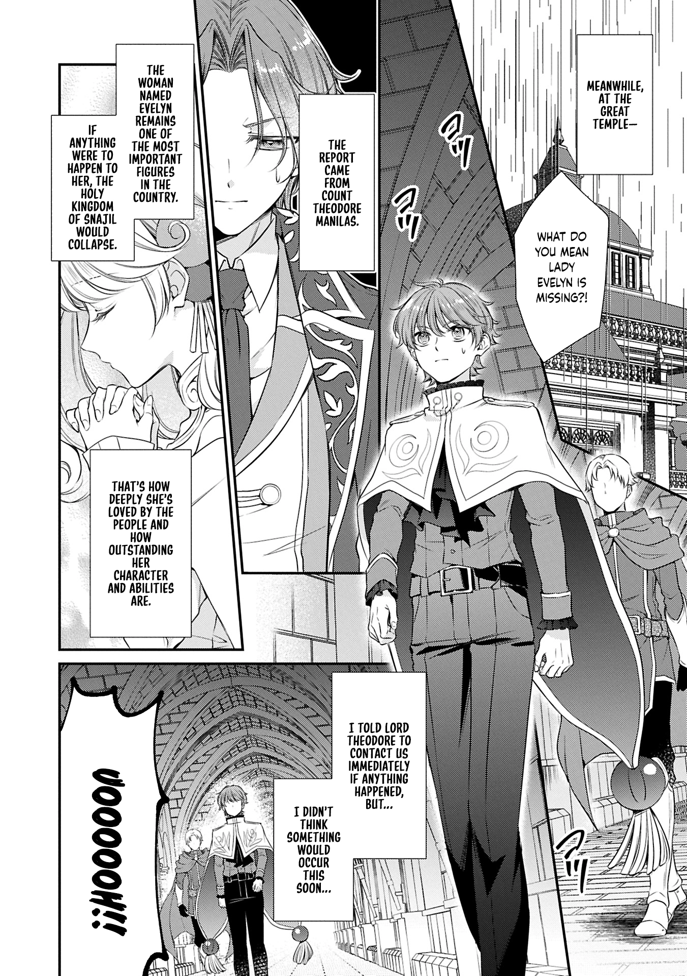 Even Exiled, She's Still the Beloved Saint! St. Evelyn's Weird and Wonderful Friends Chapter 12 - . Page 12