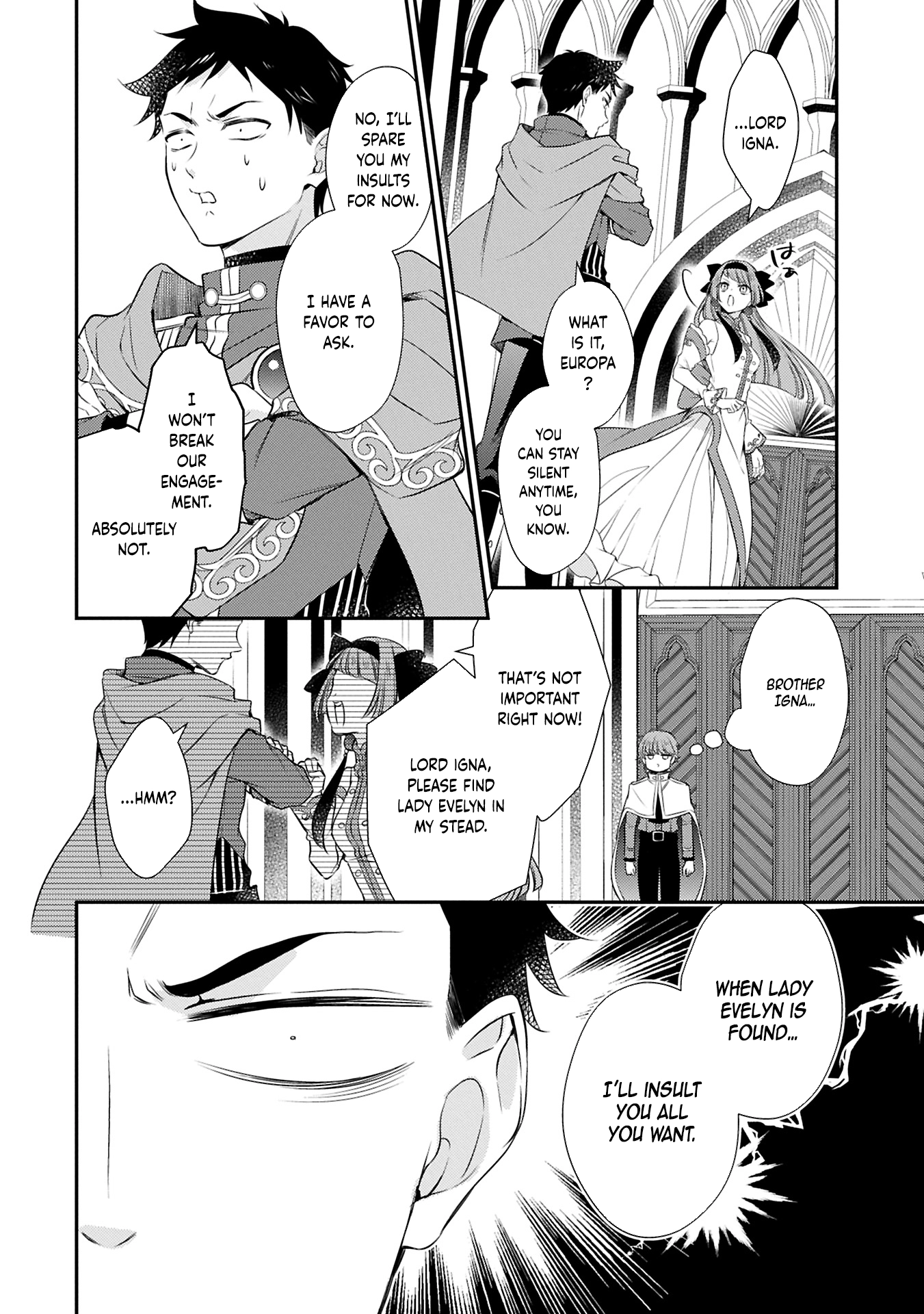 Even Exiled, She's Still the Beloved Saint! St. Evelyn's Weird and Wonderful Friends Chapter 12 - . Page 24