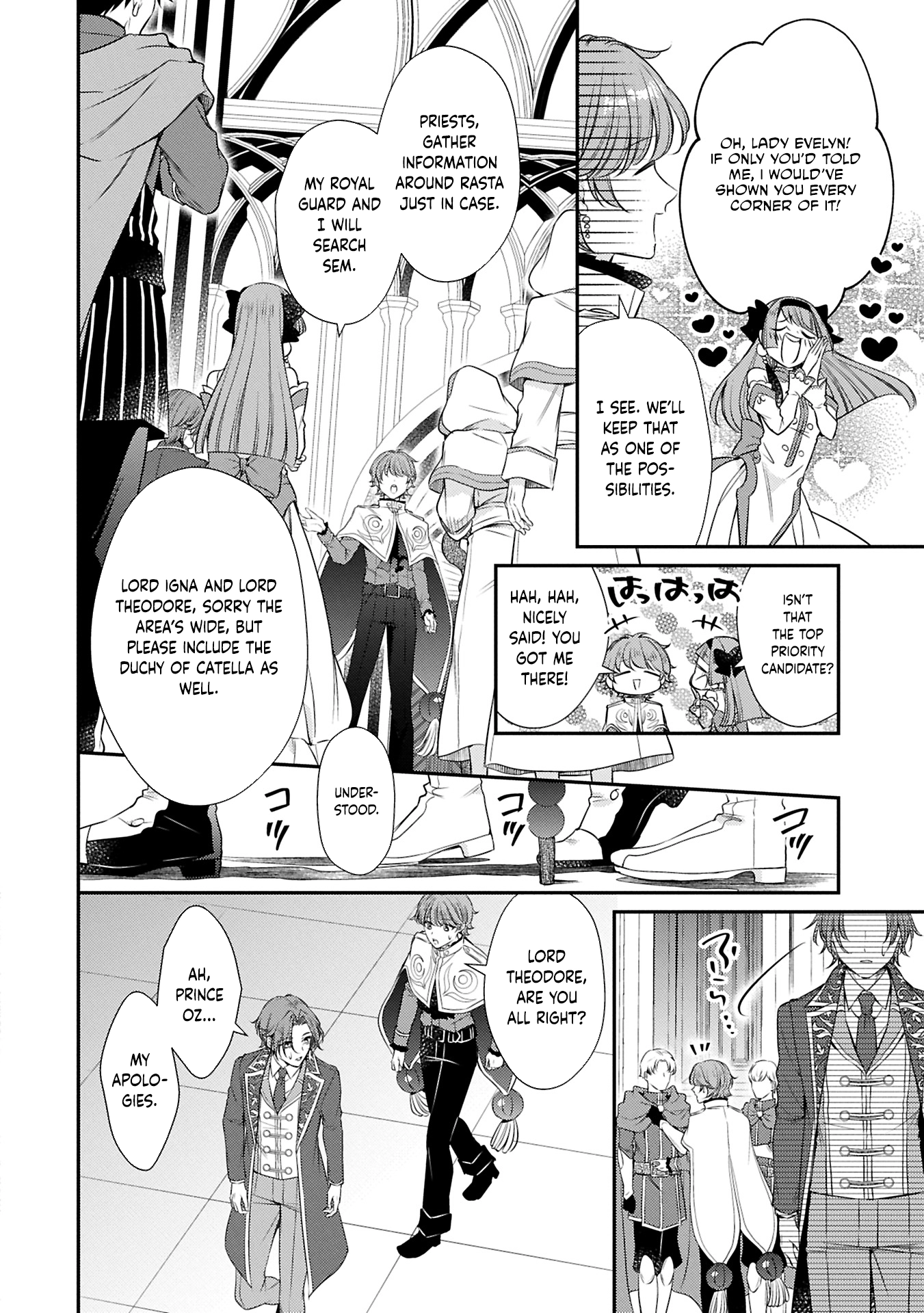 Even Exiled, She's Still the Beloved Saint! St. Evelyn's Weird and Wonderful Friends Chapter 12 - . Page 26