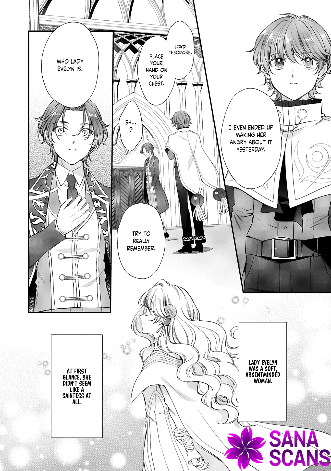 Even Exiled, She's Still the Beloved Saint! St. Evelyn's Weird and Wonderful Friends Chapter 12 - . Page 28