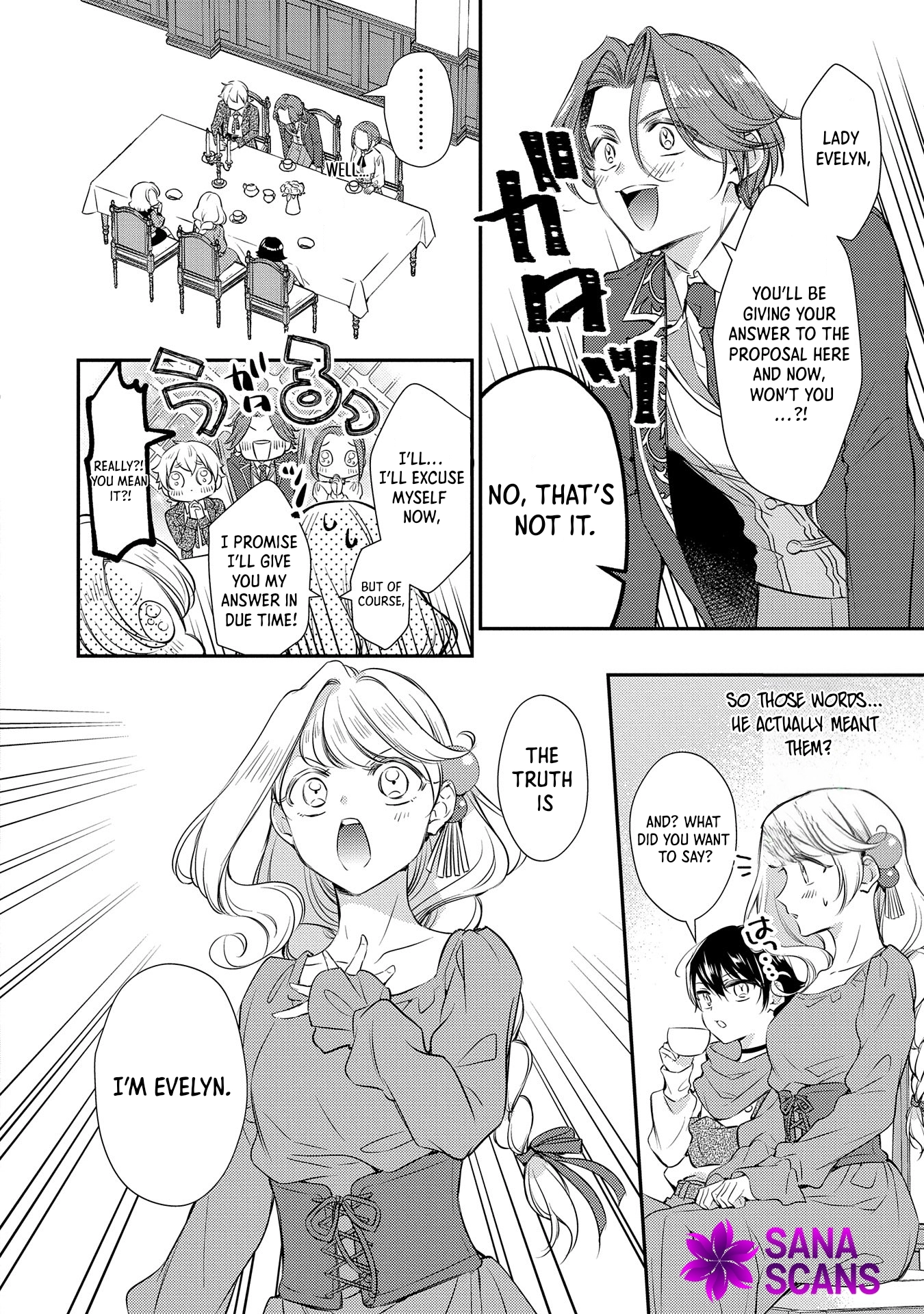 Even Exiled, She's Still the Beloved Saint! St. Evelyn's Weird and Wonderful Friends Chapter 5 Page 2