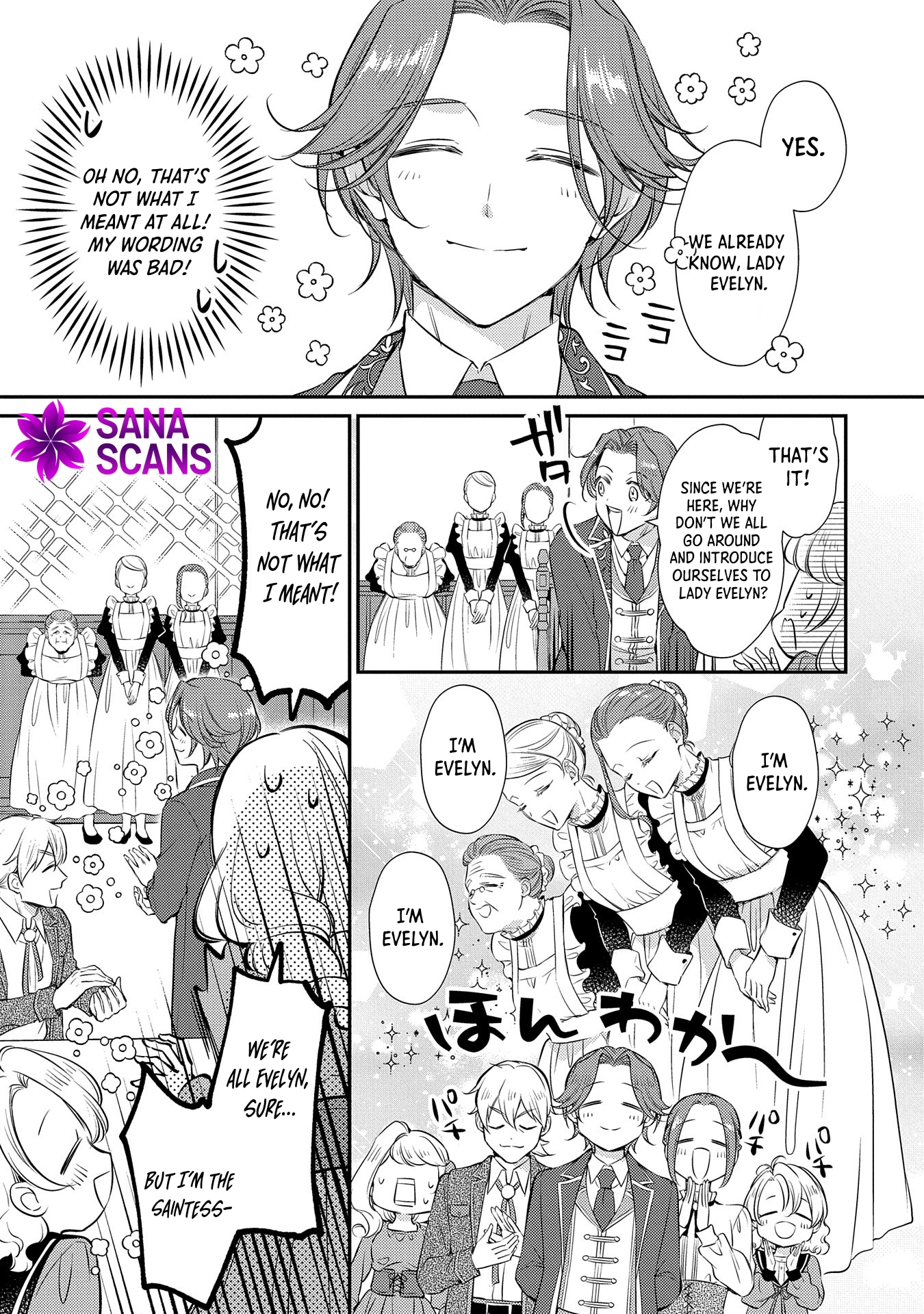 Even Exiled, She's Still the Beloved Saint! St. Evelyn's Weird and Wonderful Friends Chapter 5 Page 3