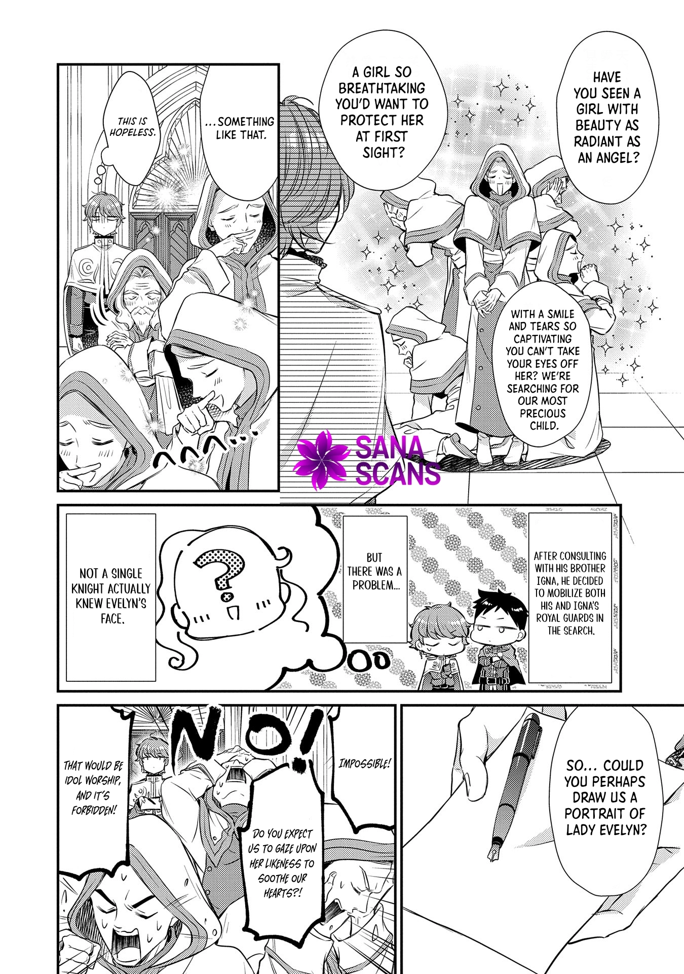 Even Exiled, She's Still the Beloved Saint! St. Evelyn's Weird and Wonderful Friends Chapter 5 Page 8