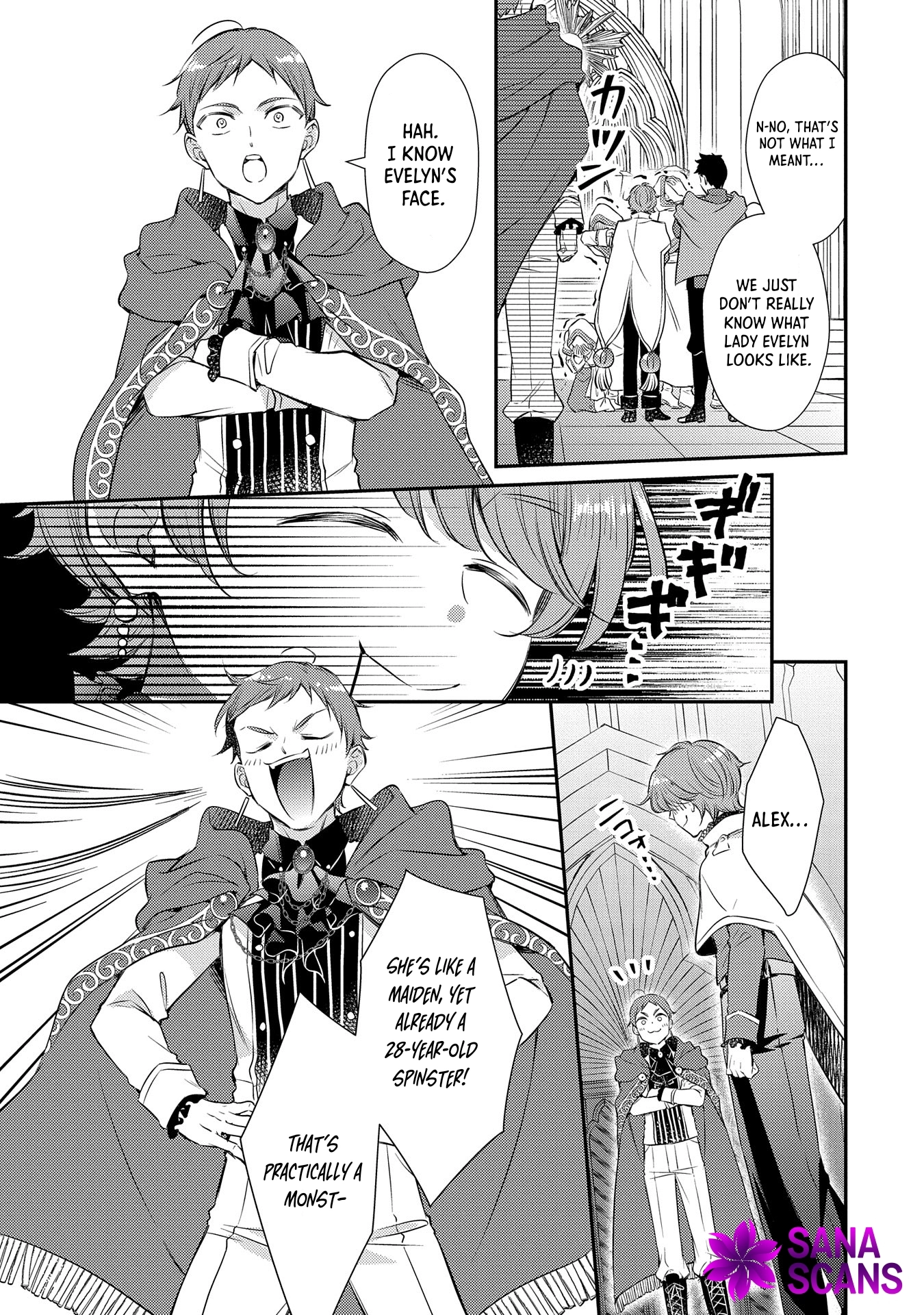 Even Exiled, She's Still the Beloved Saint! St. Evelyn's Weird and Wonderful Friends Chapter 5 Page 9