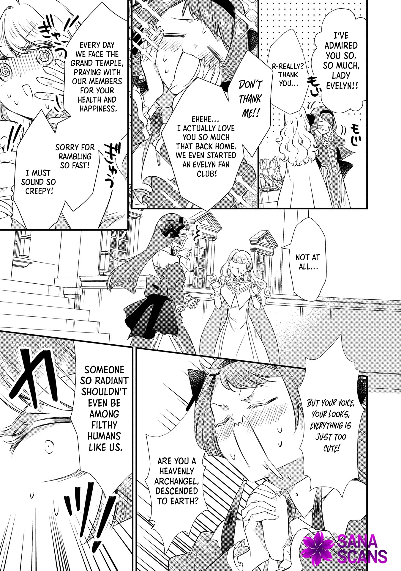 Even Exiled, She's Still the Beloved Saint! St. Evelyn's Weird and Wonderful Friends Chapter 5 Page 27