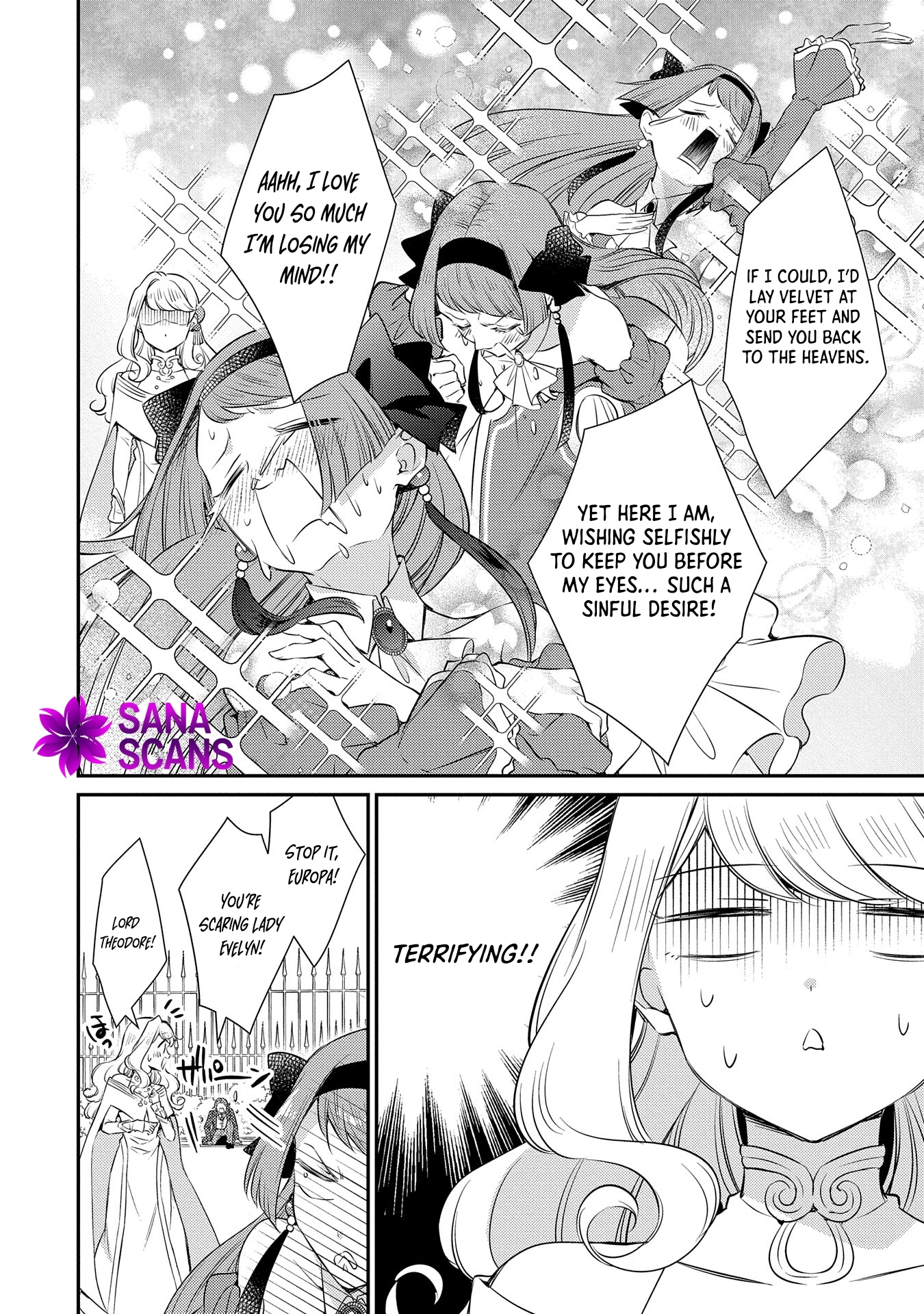 Even Exiled, She's Still the Beloved Saint! St. Evelyn's Weird and Wonderful Friends Chapter 5 Page 28