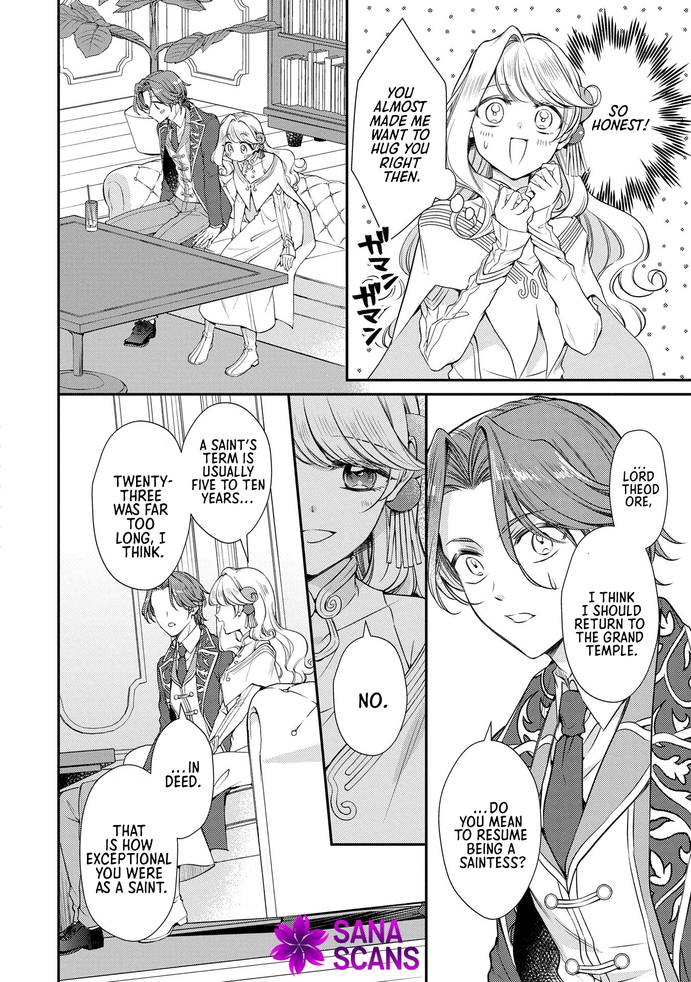 Even Exiled, She's Still the Beloved Saint! St. Evelyn's Weird and Wonderful Friends Chapter 8 - . Page 4