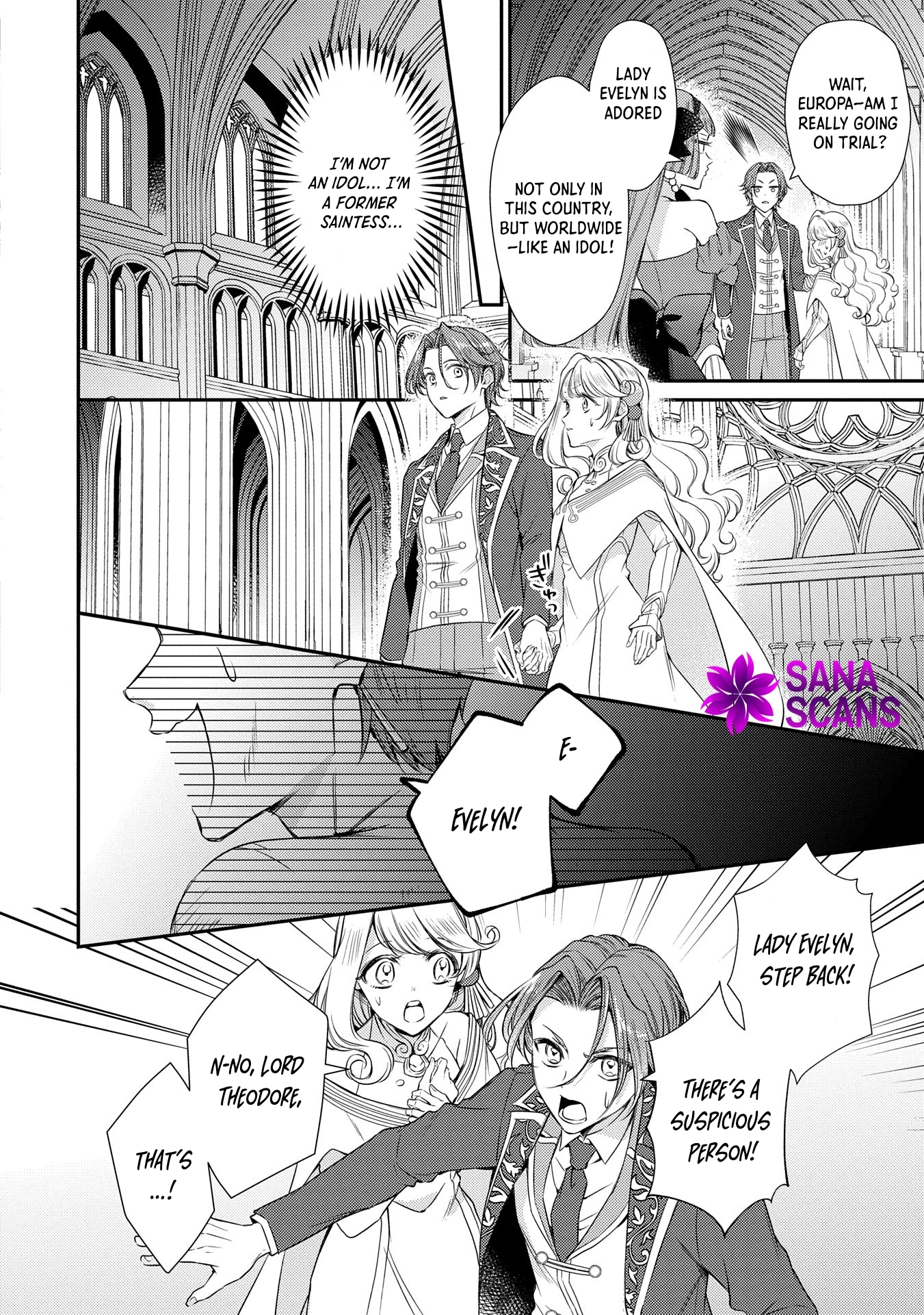 Even Exiled, She's Still the Beloved Saint! St. Evelyn's Weird and Wonderful Friends Chapter 8 - . Page 20
