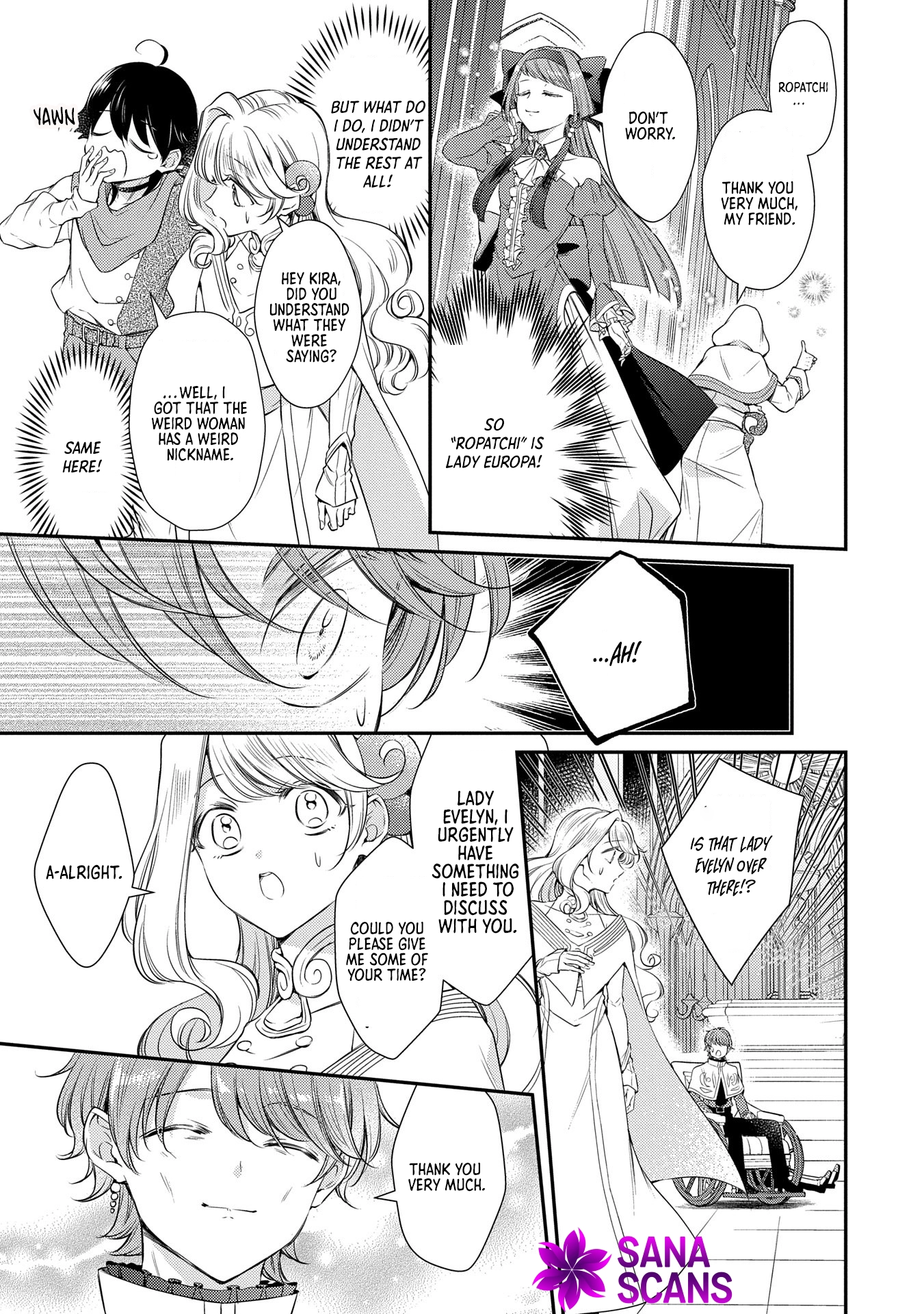 Even Exiled, She's Still the Beloved Saint! St. Evelyn's Weird and Wonderful Friends Chapter 8 - . Page 23