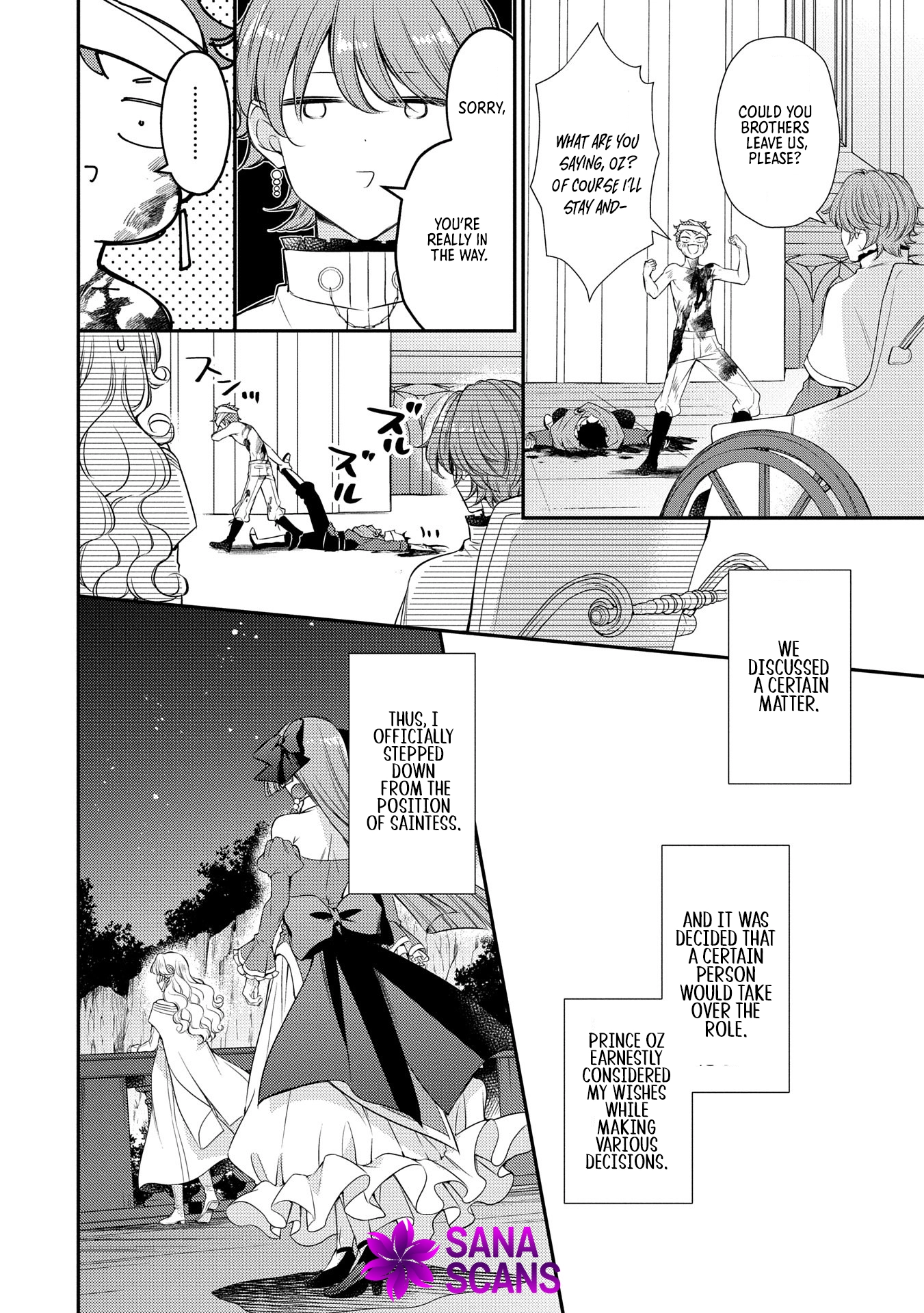 Even Exiled, She's Still the Beloved Saint! St. Evelyn's Weird and Wonderful Friends Chapter 8 - . Page 24