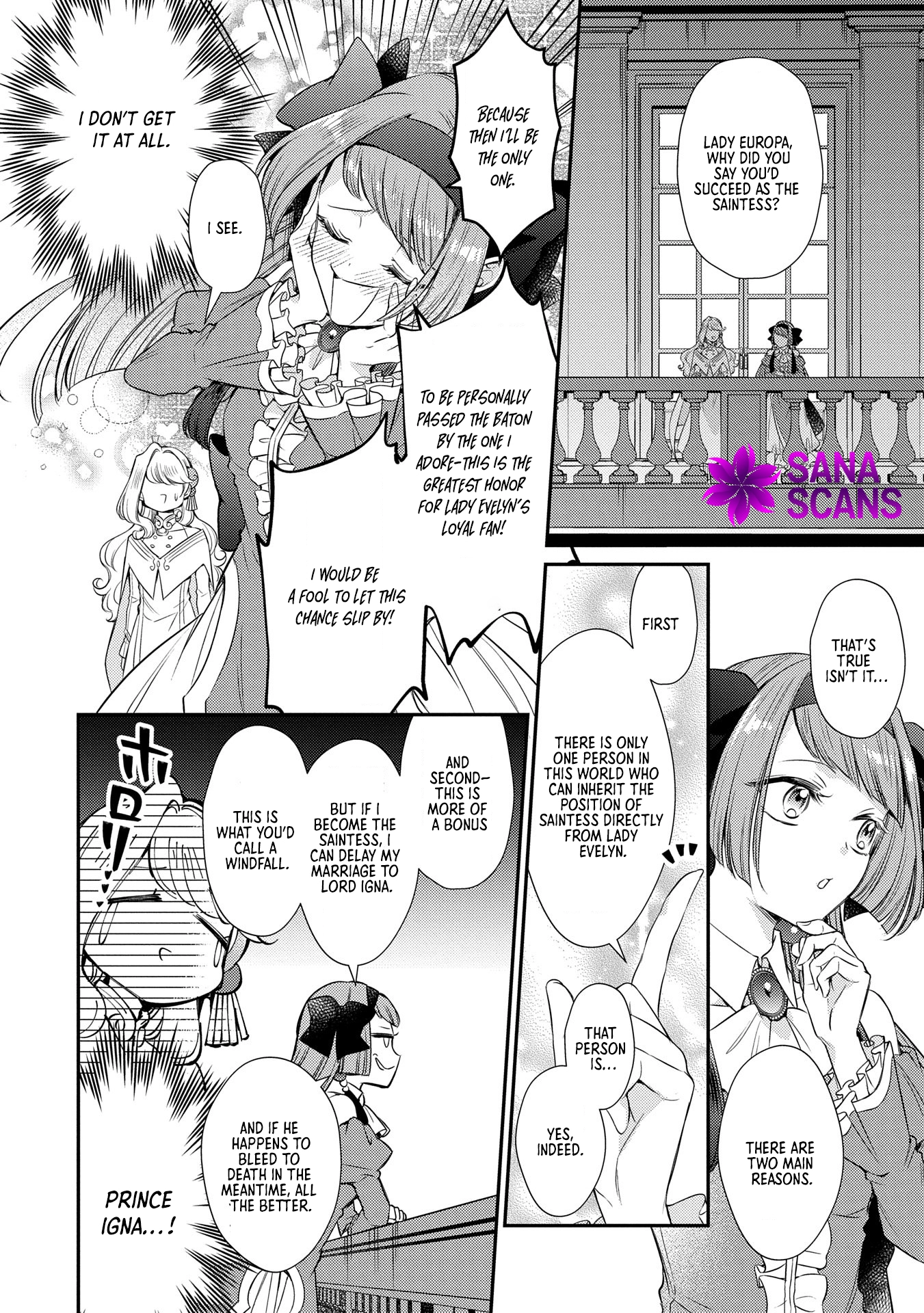 Even Exiled, She's Still the Beloved Saint! St. Evelyn's Weird and Wonderful Friends Chapter 8 - . Page 26
