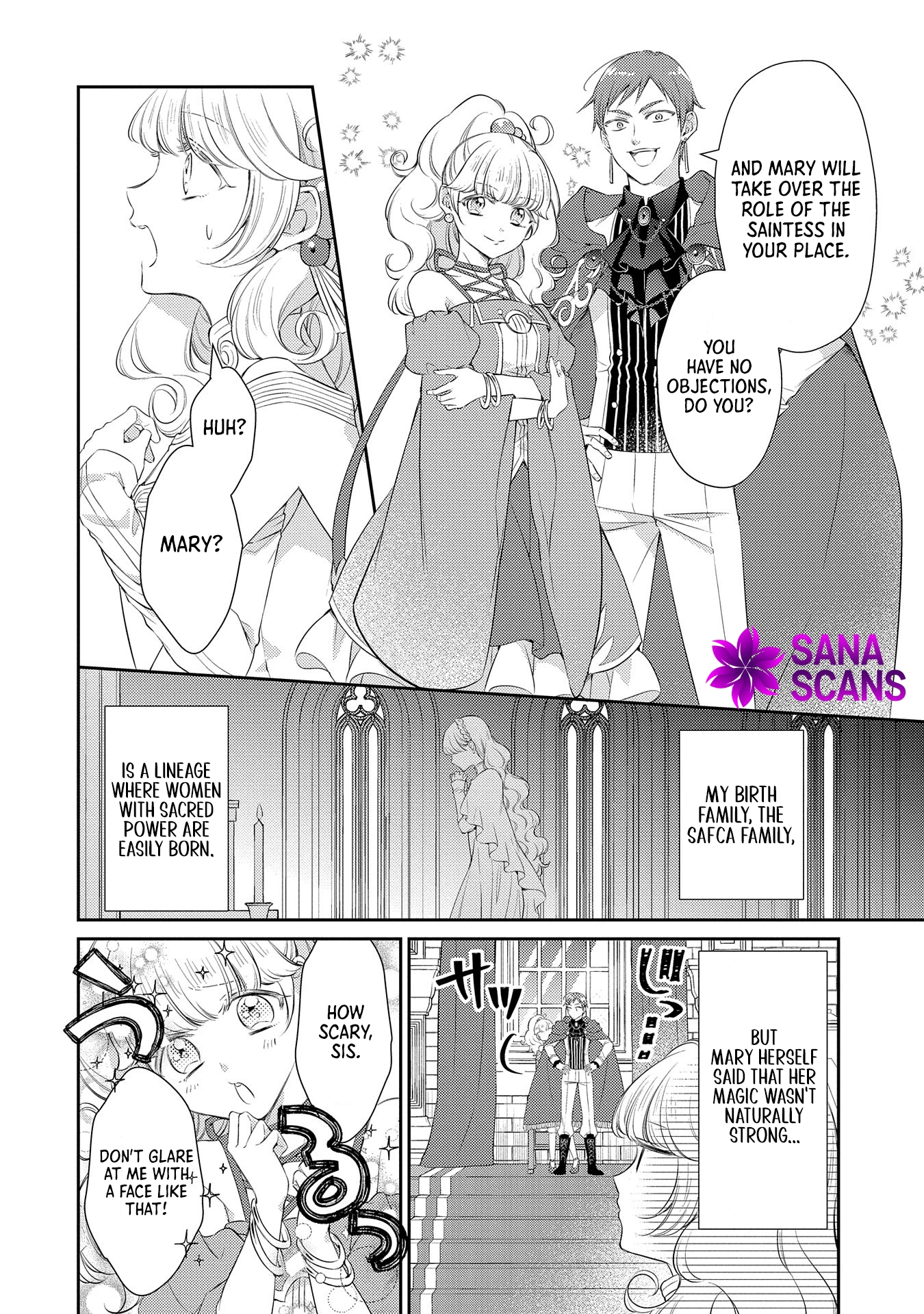 Even Exiled, She's Still the Beloved Saint! St. Evelyn's Weird and Wonderful Friends Chapter 1 Page 6