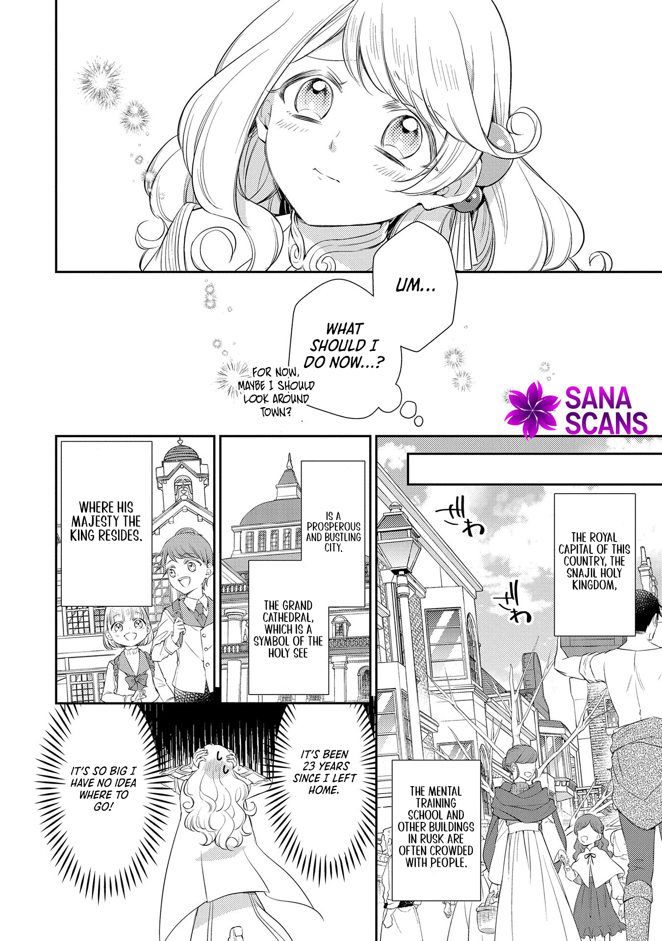 Even Exiled, She's Still the Beloved Saint! St. Evelyn's Weird and Wonderful Friends Chapter 1 Page 10