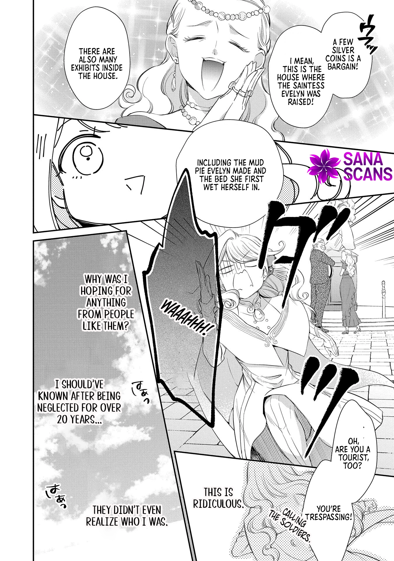 Even Exiled, She's Still the Beloved Saint! St. Evelyn's Weird and Wonderful Friends Chapter 1 Page 16