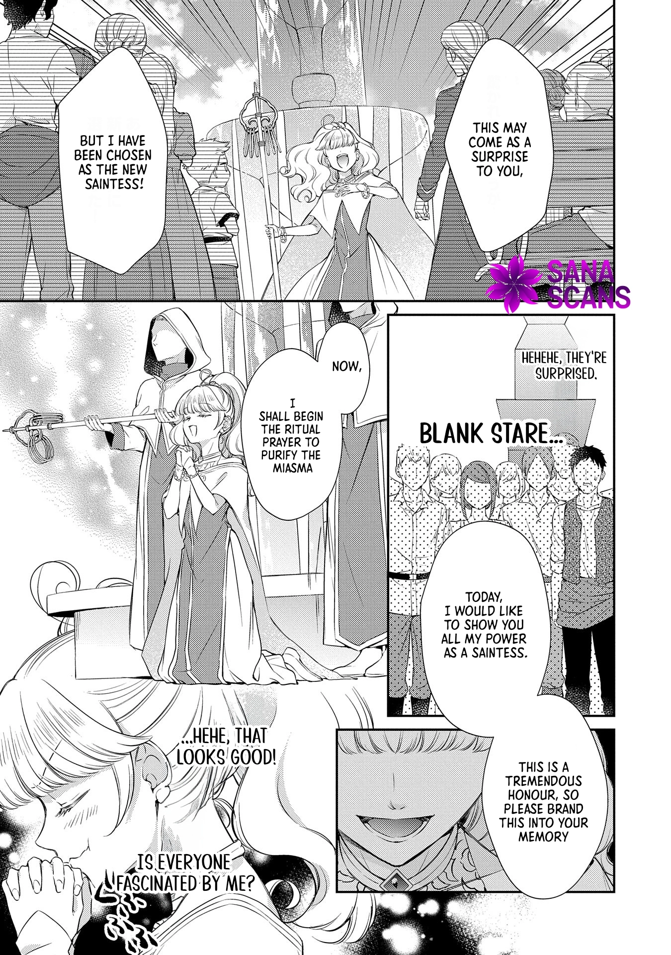 Even Exiled, She's Still the Beloved Saint! St. Evelyn's Weird and Wonderful Friends Chapter 4 Page 3