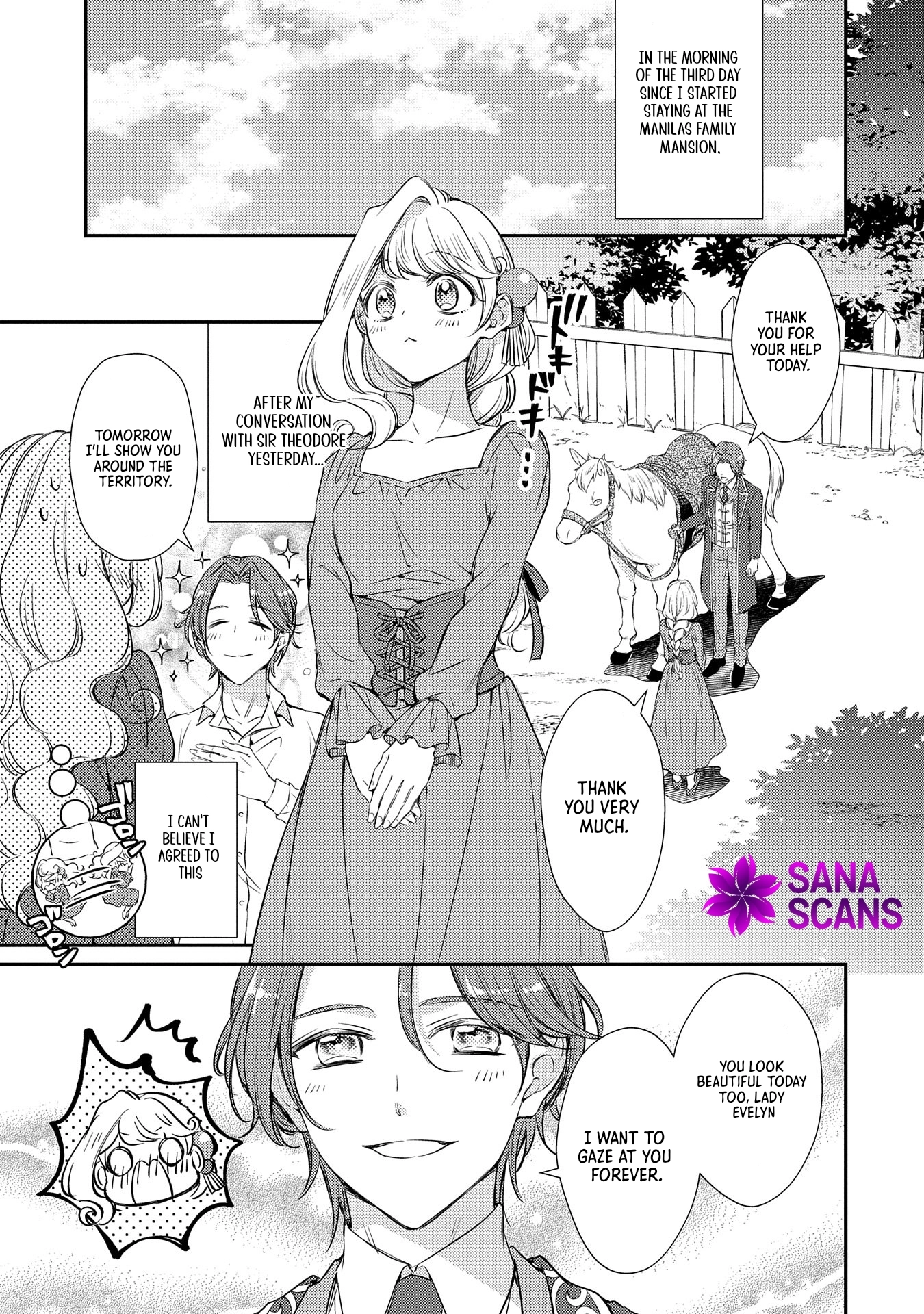 Even Exiled, She's Still the Beloved Saint! St. Evelyn's Weird and Wonderful Friends Chapter 4 Page 9