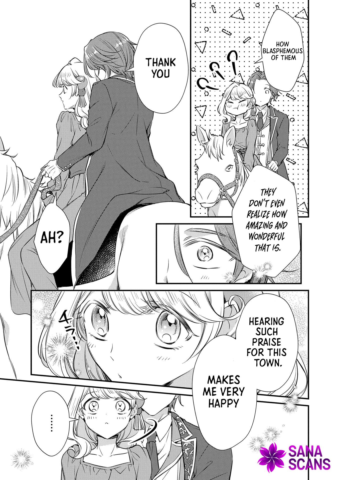 Even Exiled, She's Still the Beloved Saint! St. Evelyn's Weird and Wonderful Friends Chapter 4 Page 17
