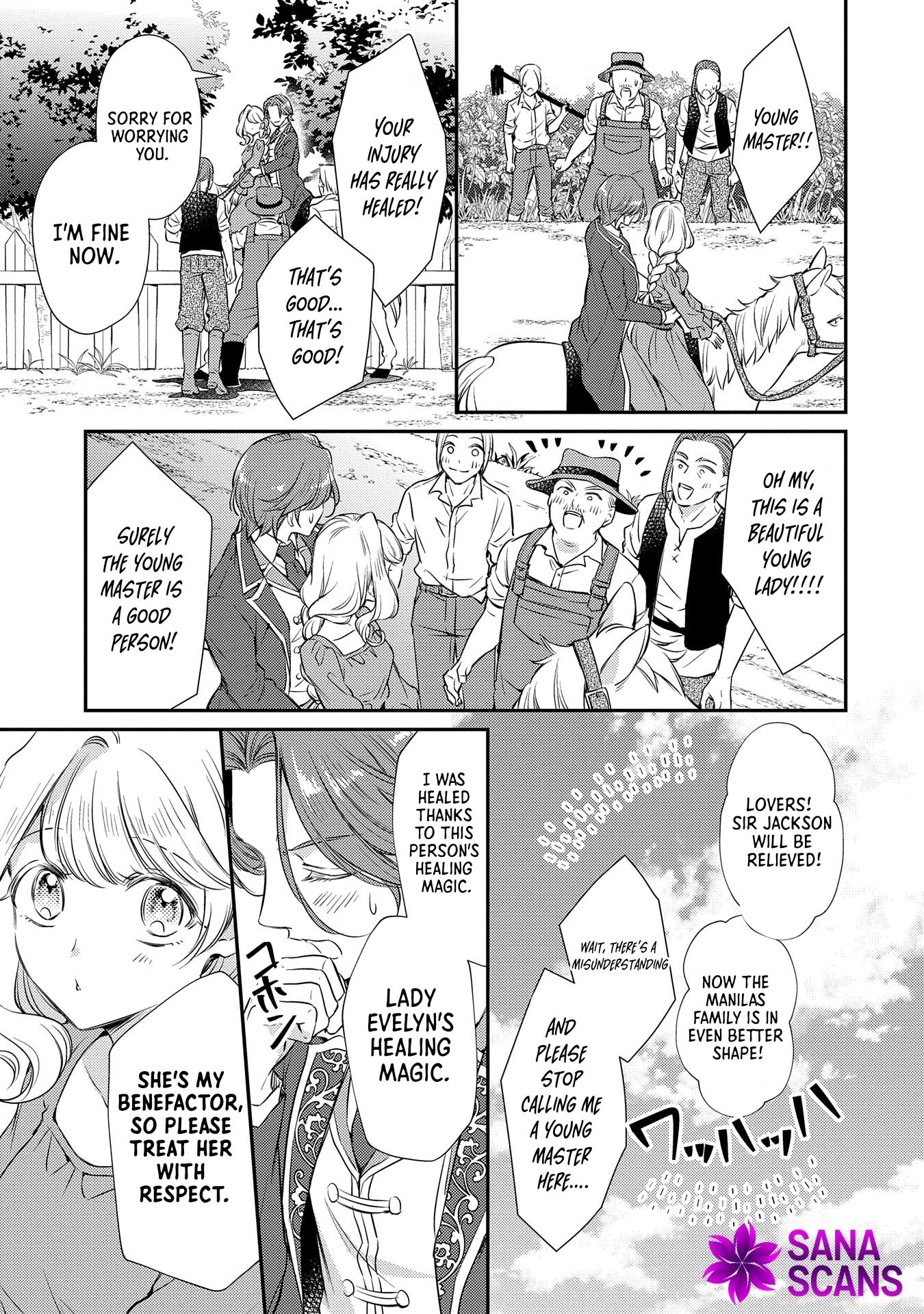 Even Exiled, She's Still the Beloved Saint! St. Evelyn's Weird and Wonderful Friends Chapter 4 Page 19