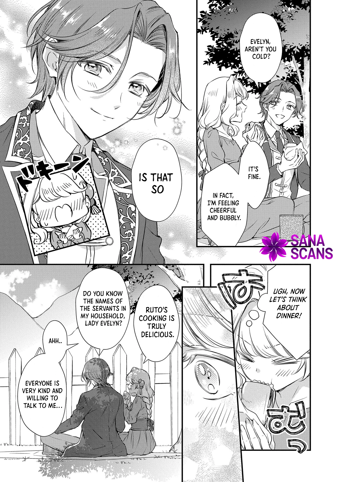 Even Exiled, She's Still the Beloved Saint! St. Evelyn's Weird and Wonderful Friends Chapter 4 Page 23