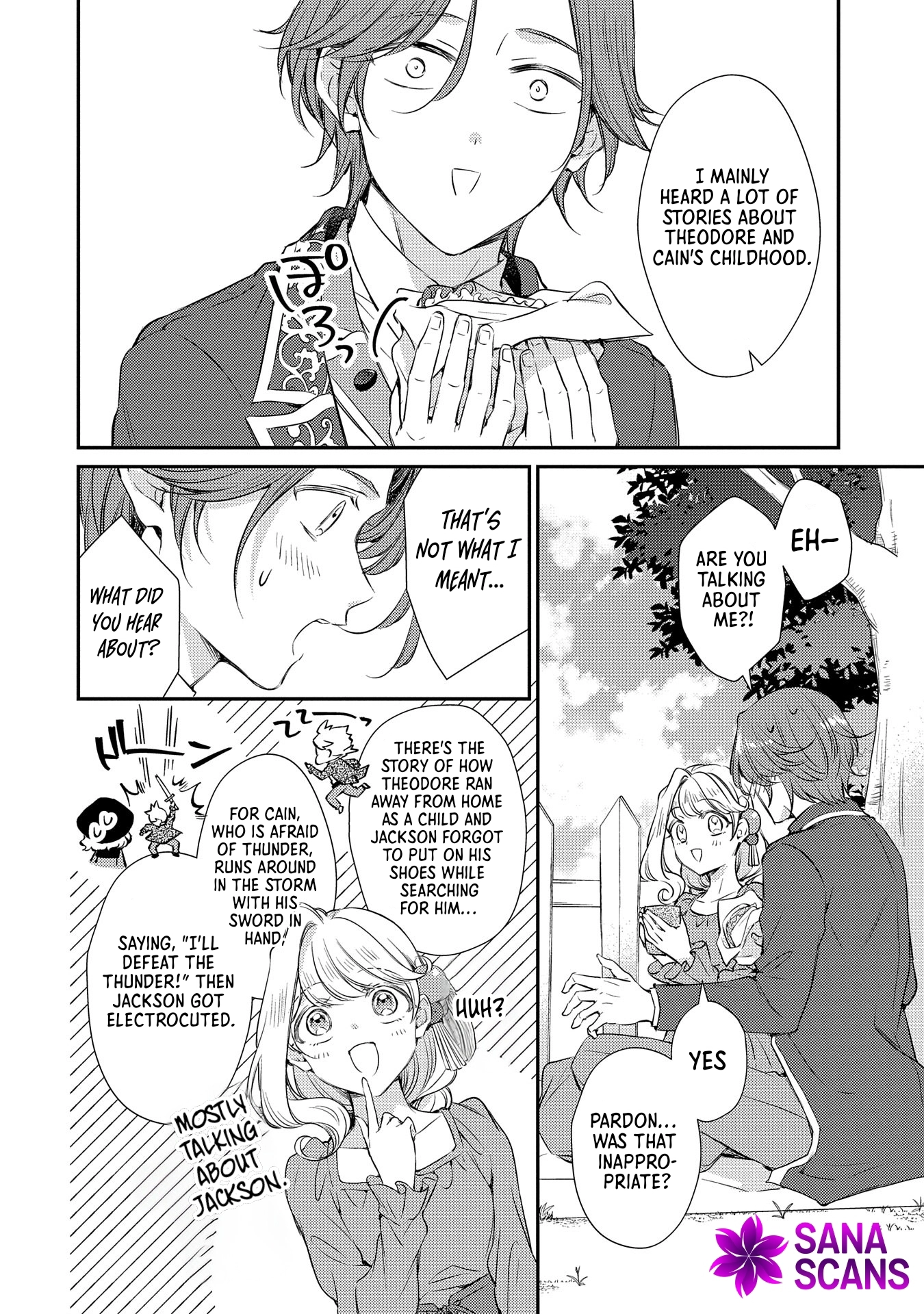 Even Exiled, She's Still the Beloved Saint! St. Evelyn's Weird and Wonderful Friends Chapter 4 Page 24