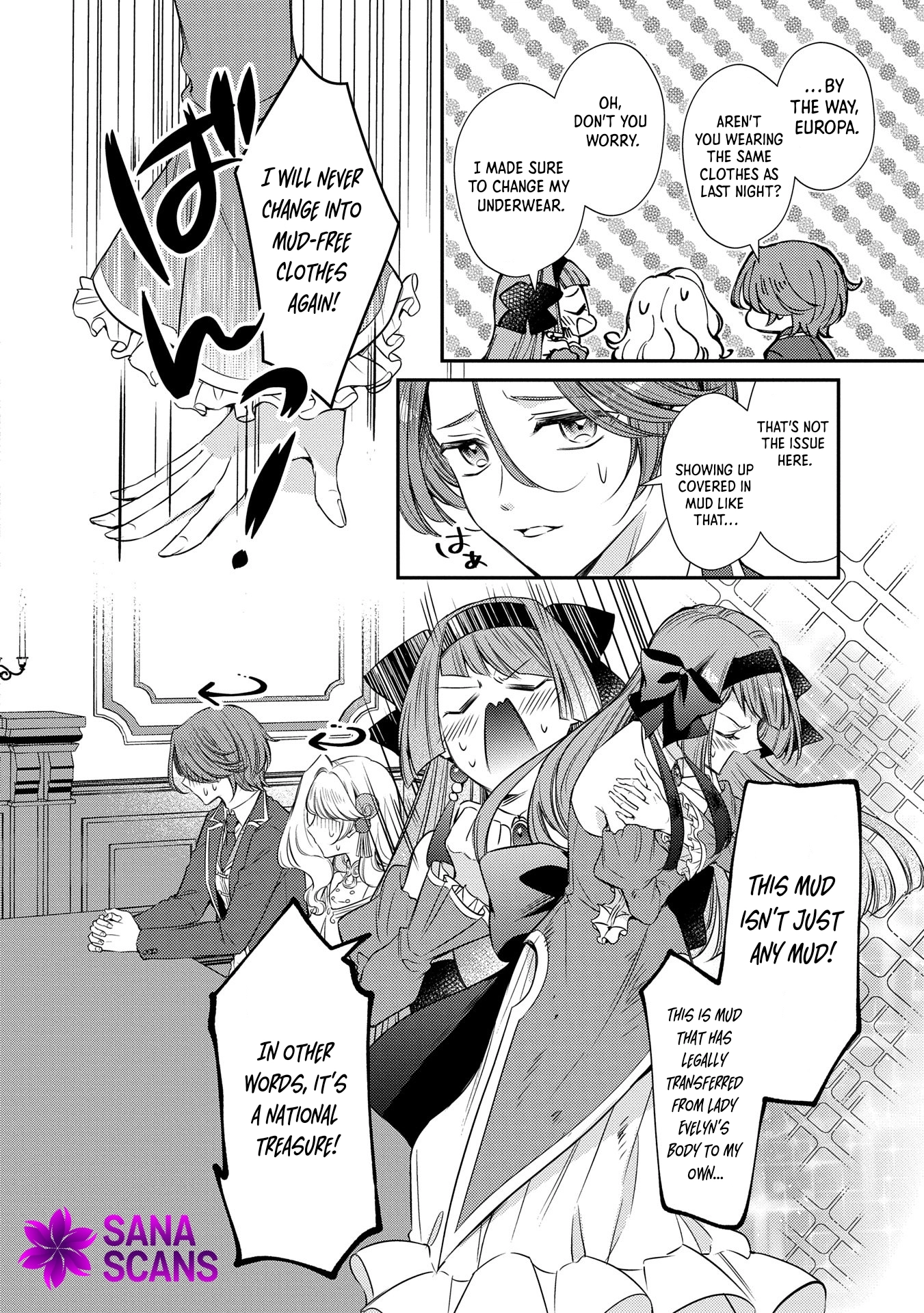 Even Exiled, She's Still the Beloved Saint! St. Evelyn's Weird and Wonderful Friends Chapter 7 Page 2