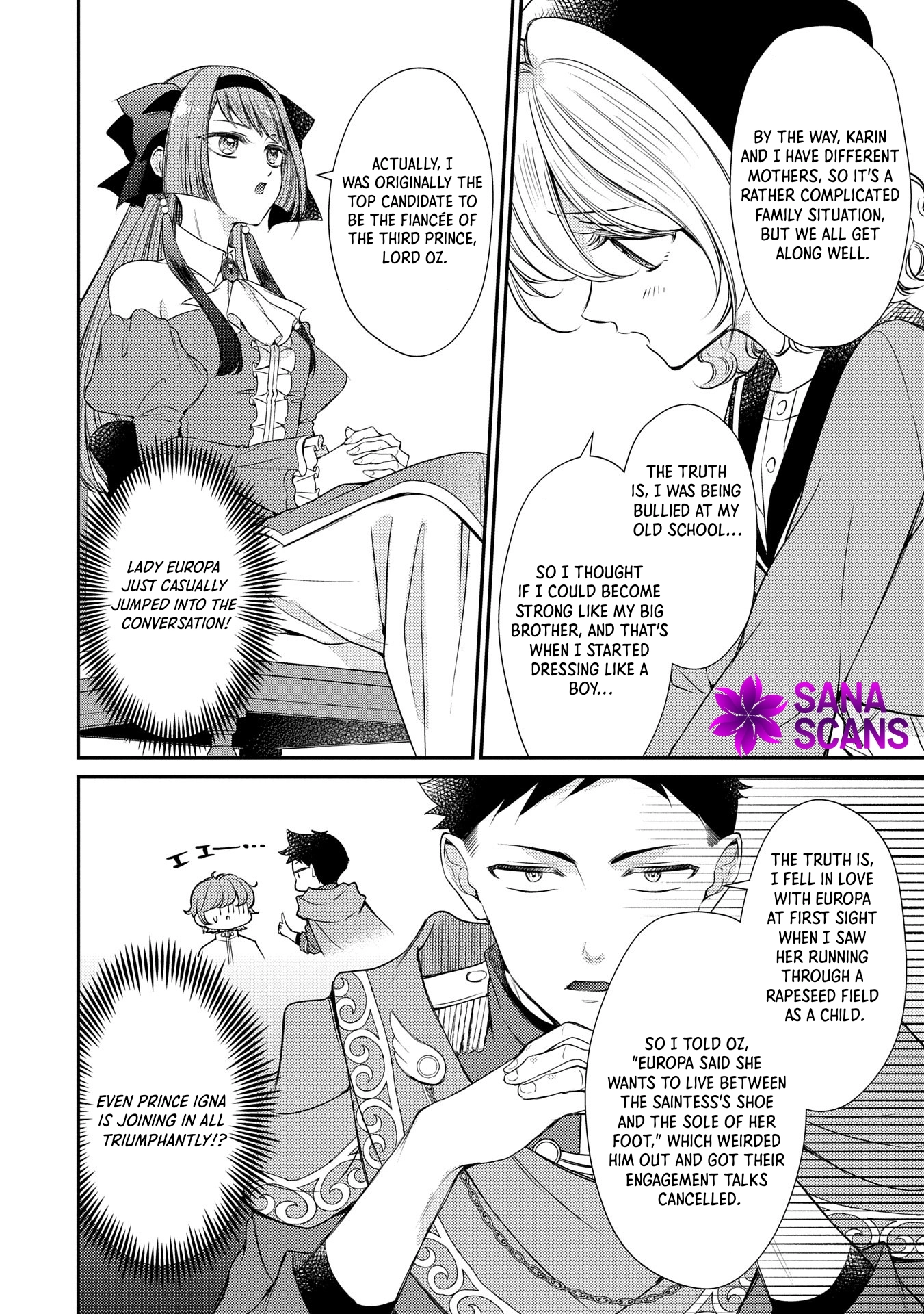 Even Exiled, She's Still the Beloved Saint! St. Evelyn's Weird and Wonderful Friends Chapter 7 Page 4