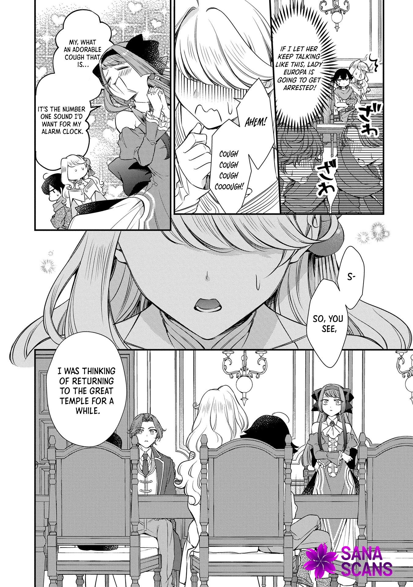 Even Exiled, She's Still the Beloved Saint! St. Evelyn's Weird and Wonderful Friends Chapter 7 Page 10