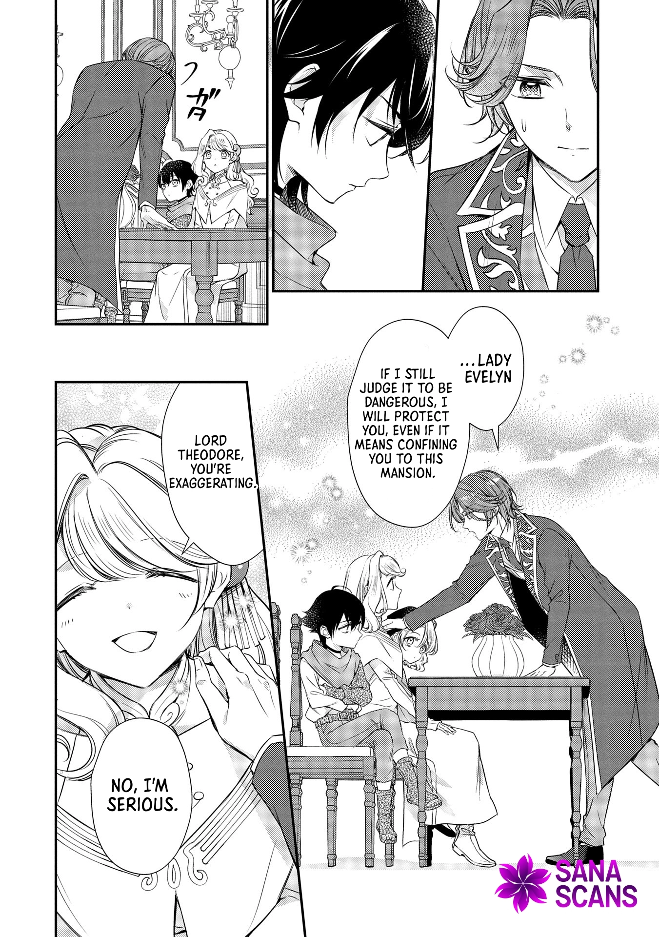 Even Exiled, She's Still the Beloved Saint! St. Evelyn's Weird and Wonderful Friends Chapter 7 Page 16