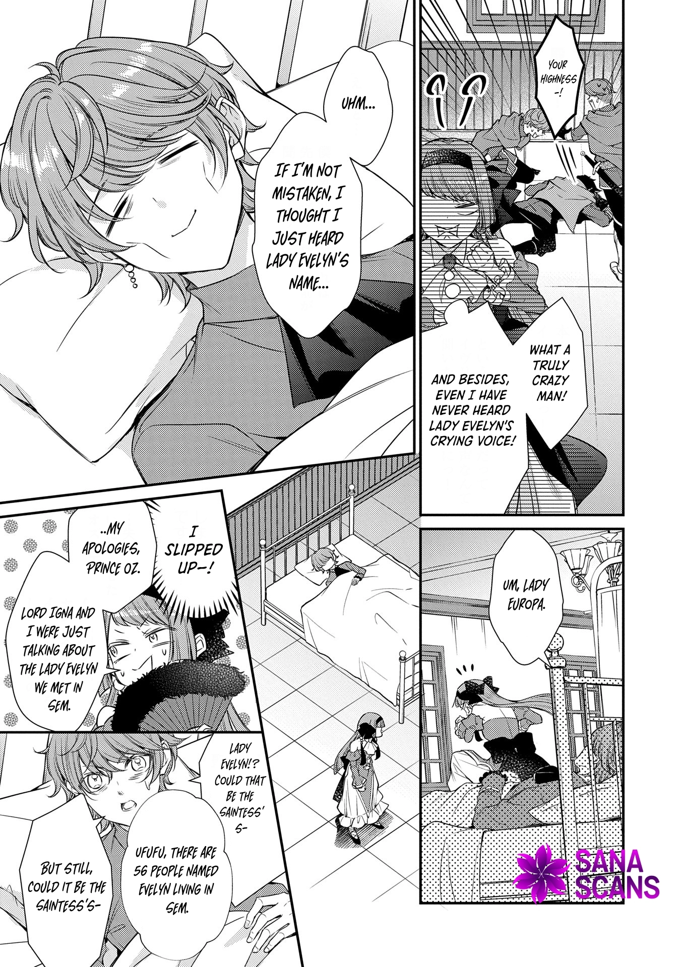 Even Exiled, She's Still the Beloved Saint! St. Evelyn's Weird and Wonderful Friends Chapter 7 Page 23