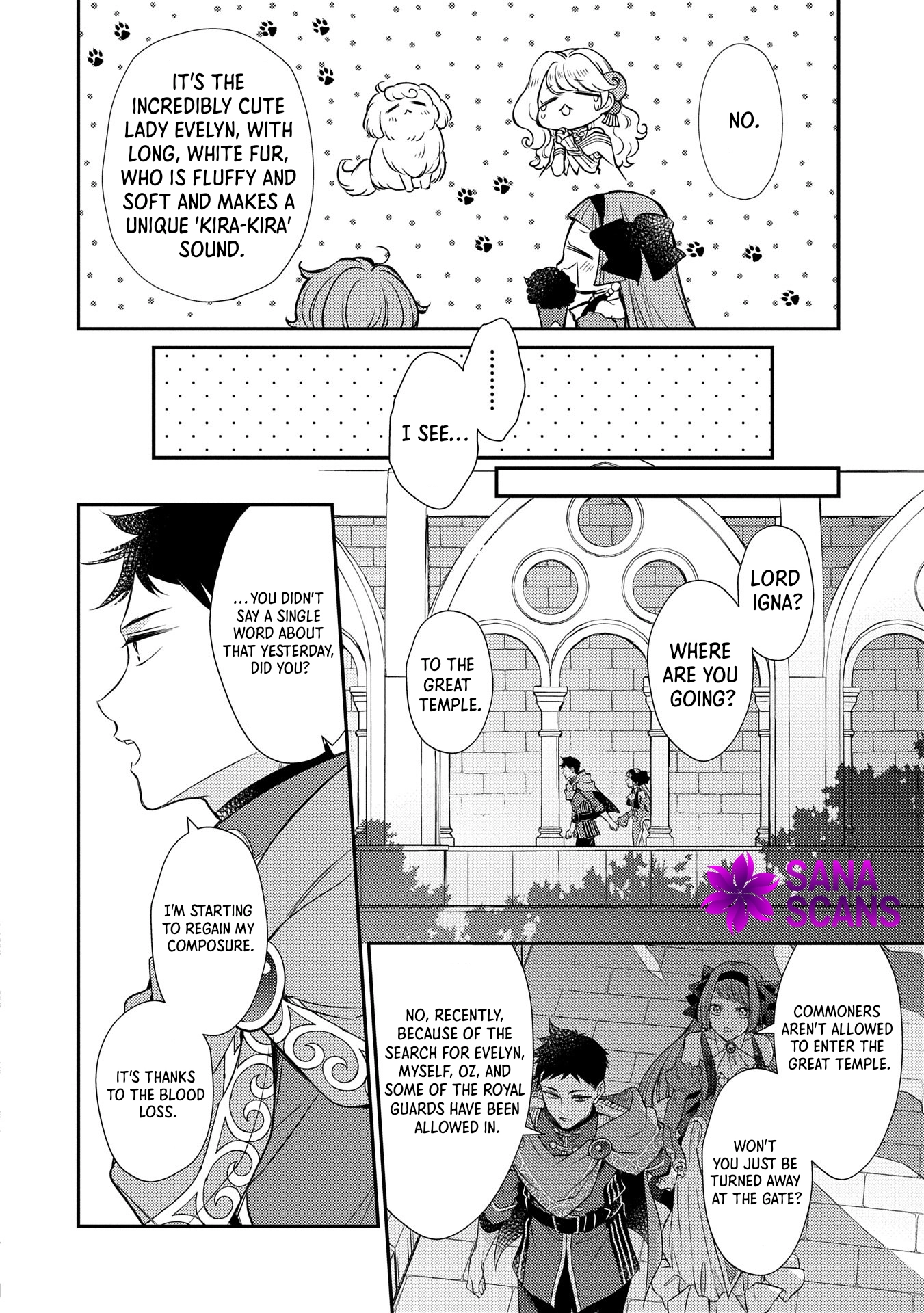 Even Exiled, She's Still the Beloved Saint! St. Evelyn's Weird and Wonderful Friends Chapter 7 Page 24