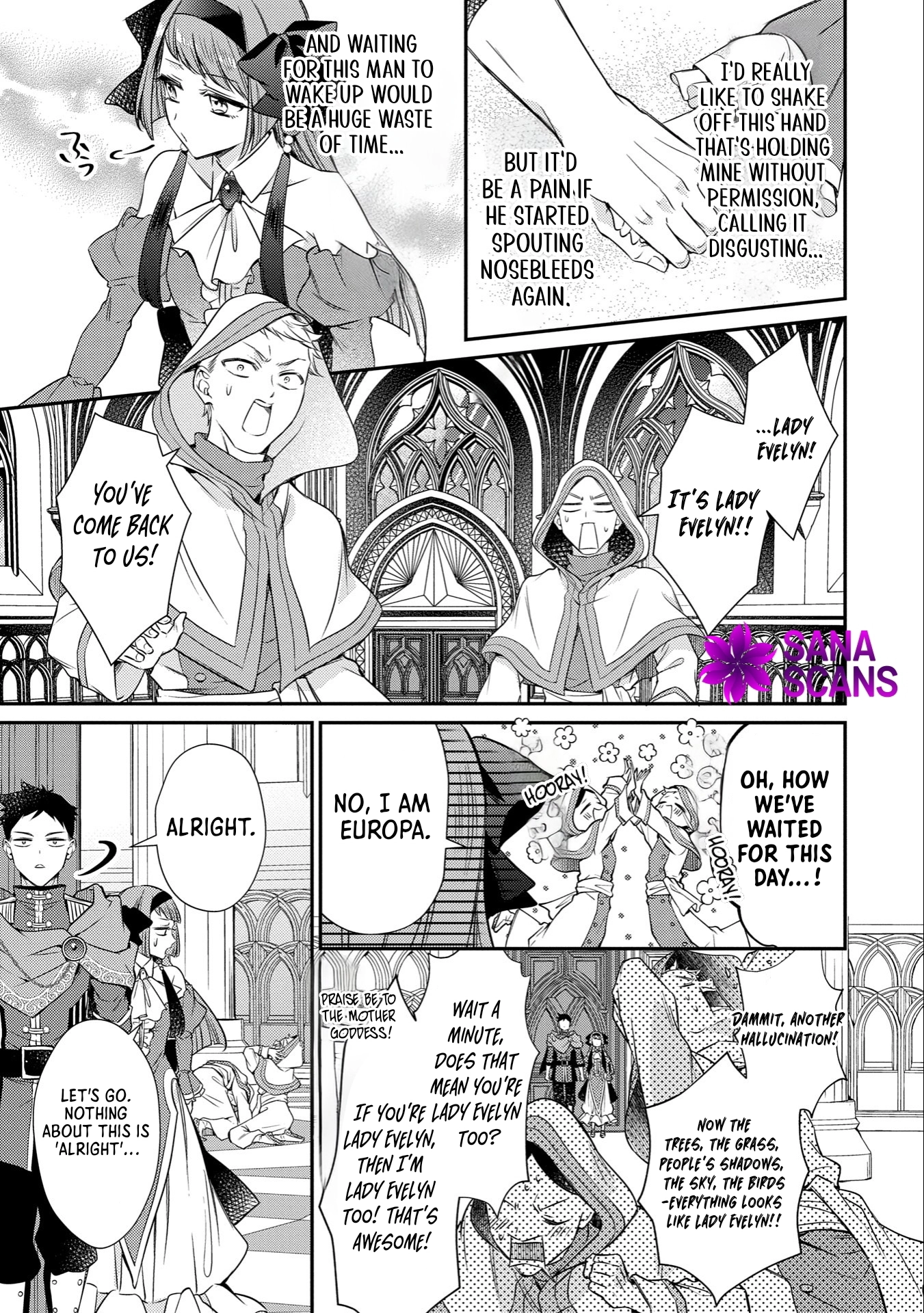 Even Exiled, She's Still the Beloved Saint! St. Evelyn's Weird and Wonderful Friends Chapter 7 Page 25