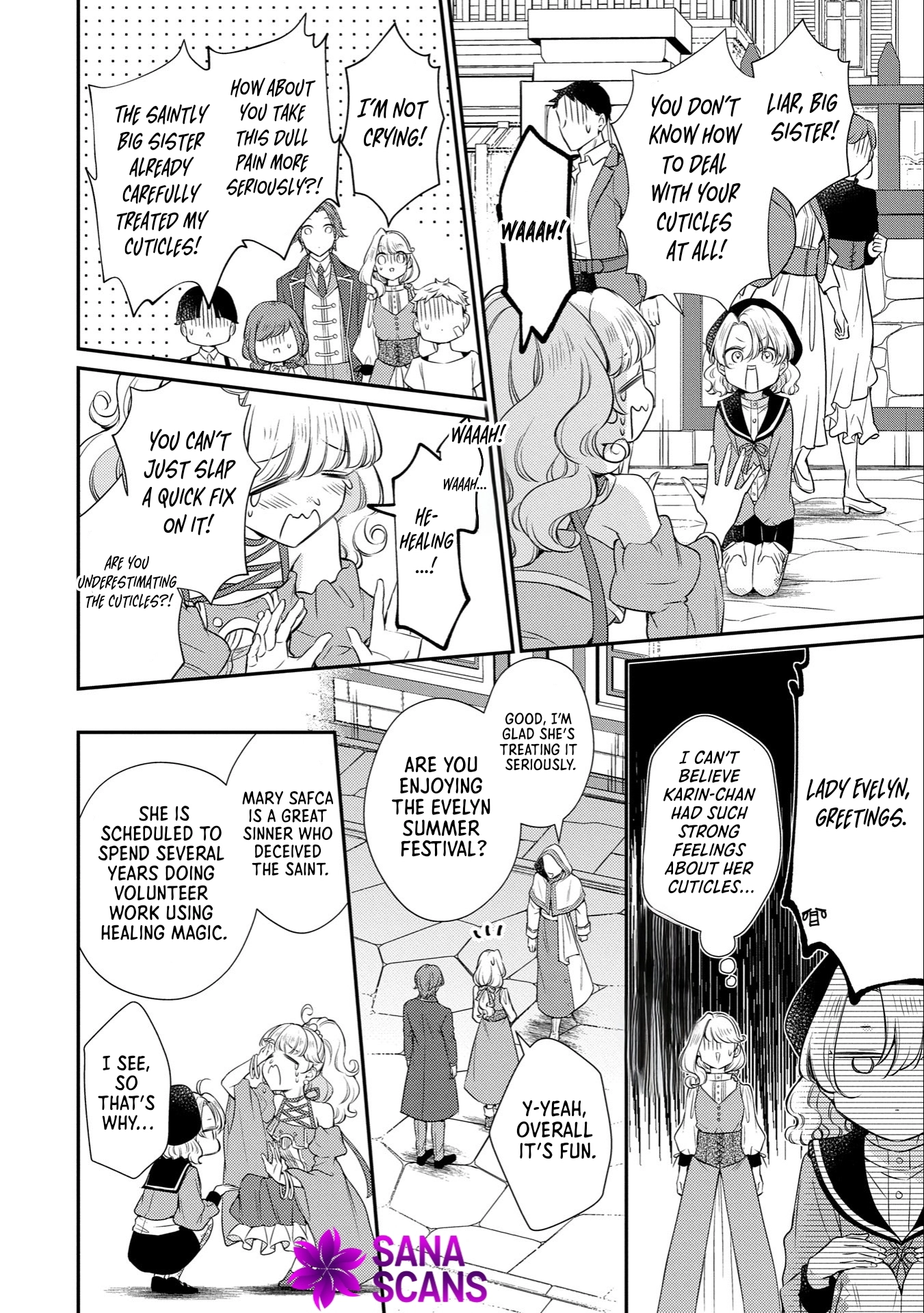 Even Exiled, She's Still the Beloved Saint! St. Evelyn's Weird and Wonderful Friends Chapter 9 - ، Page 14