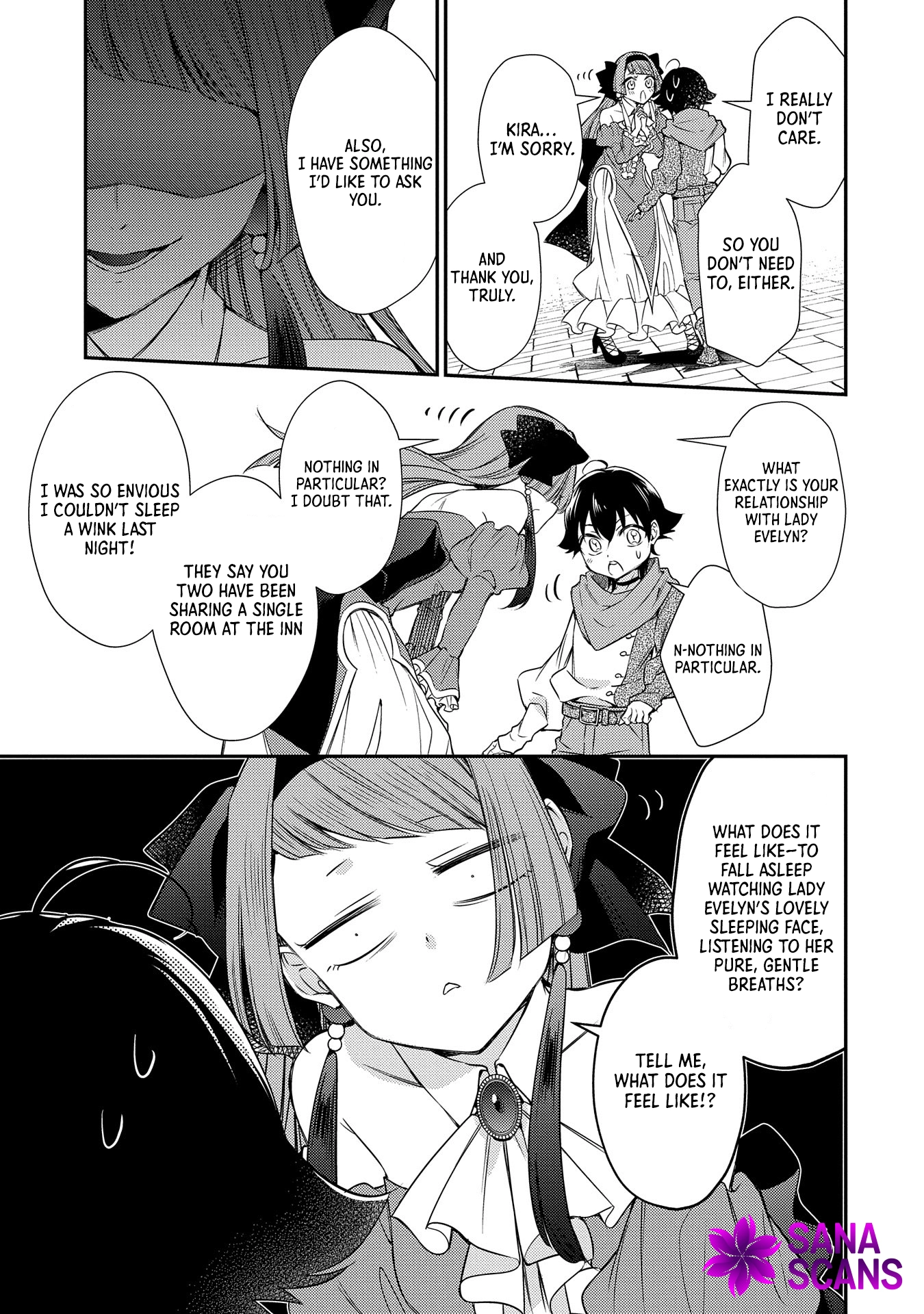 Even Exiled, She's Still the Beloved Saint! St. Evelyn's Weird and Wonderful Friends Chapter 6 Page 27