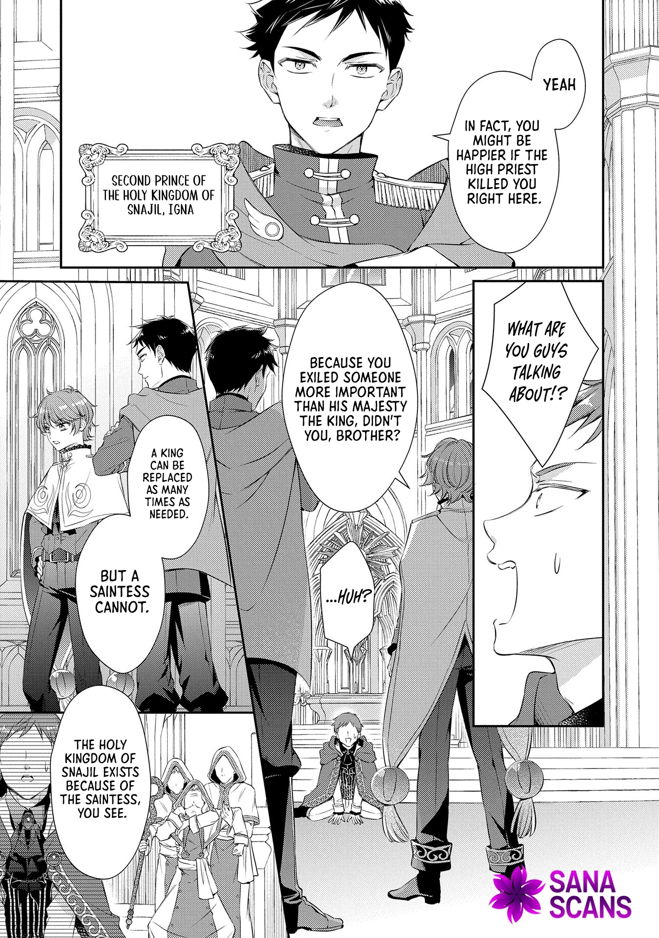 Even Exiled, She's Still the Beloved Saint! St. Evelyn's Weird and Wonderful Friends Chapter 3 Page 3
