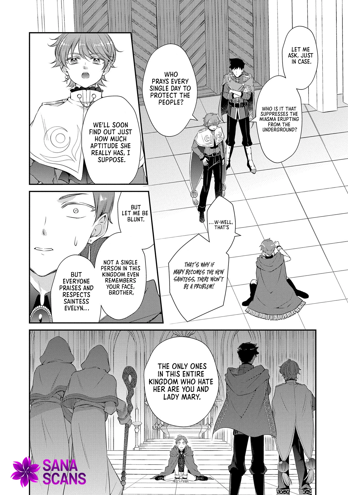 Even Exiled, She's Still the Beloved Saint! St. Evelyn's Weird and Wonderful Friends Chapter 3 Page 4