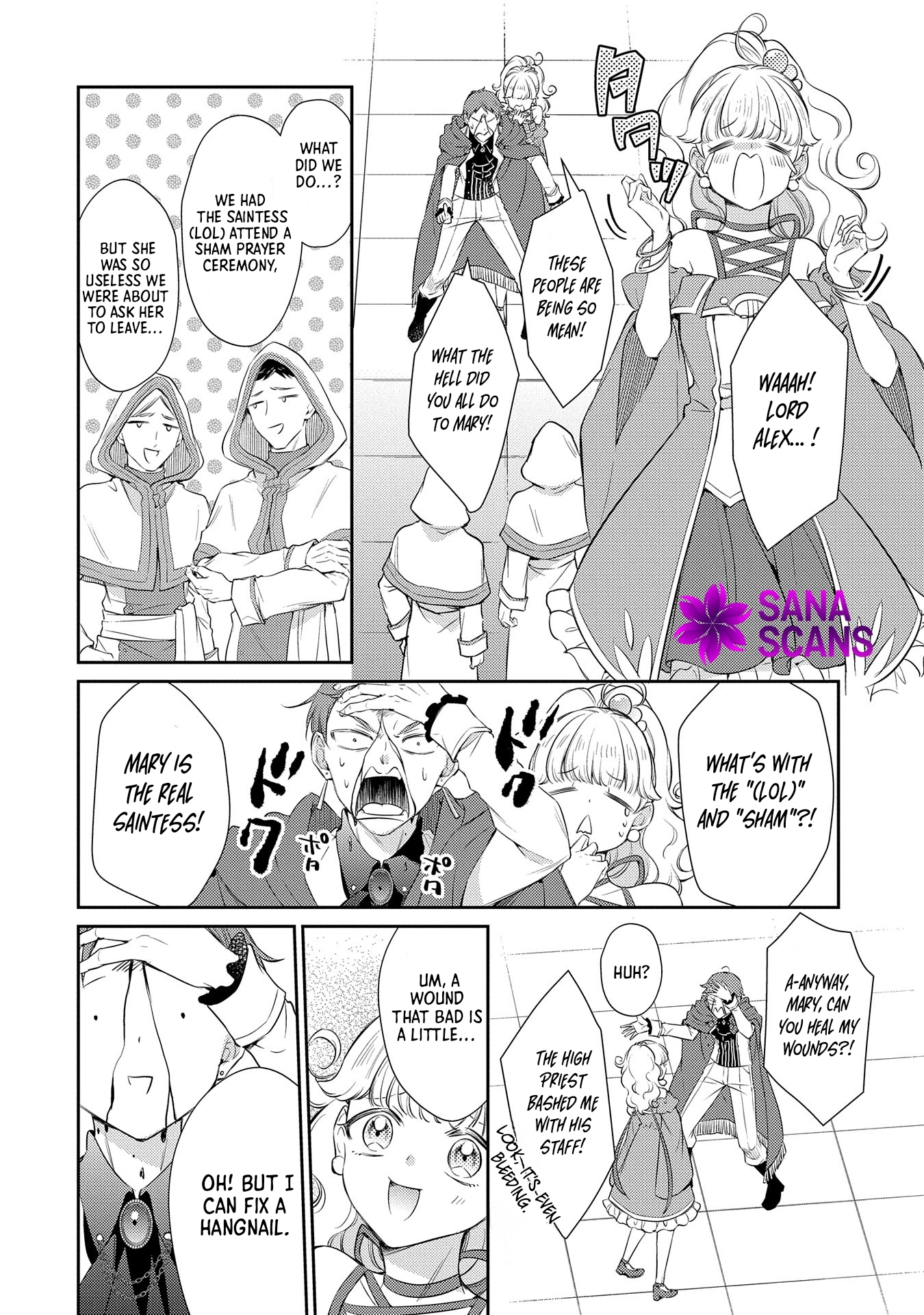 Even Exiled, She's Still the Beloved Saint! St. Evelyn's Weird and Wonderful Friends Chapter 3 Page 12