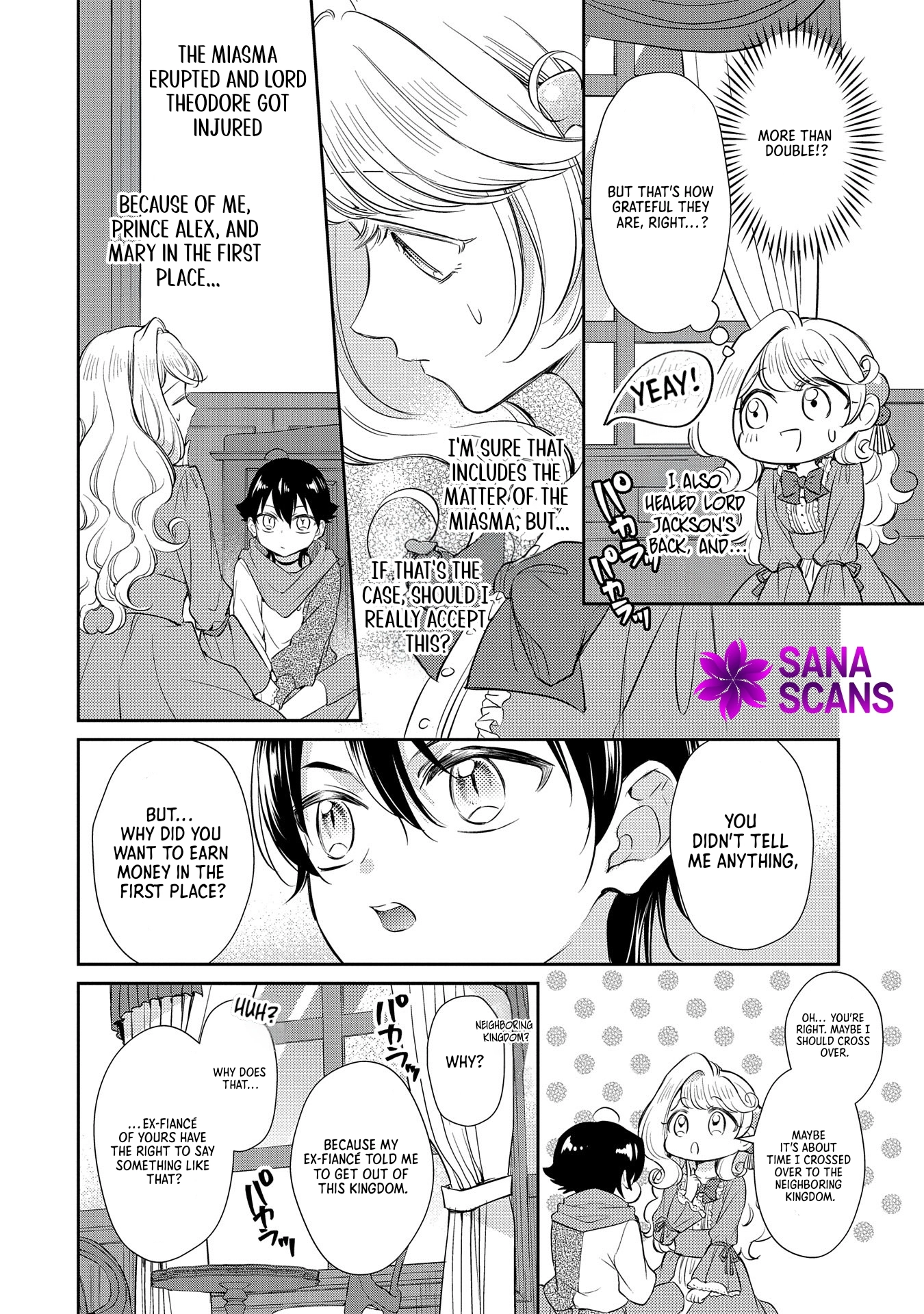 Even Exiled, She's Still the Beloved Saint! St. Evelyn's Weird and Wonderful Friends Chapter 3 Page 24